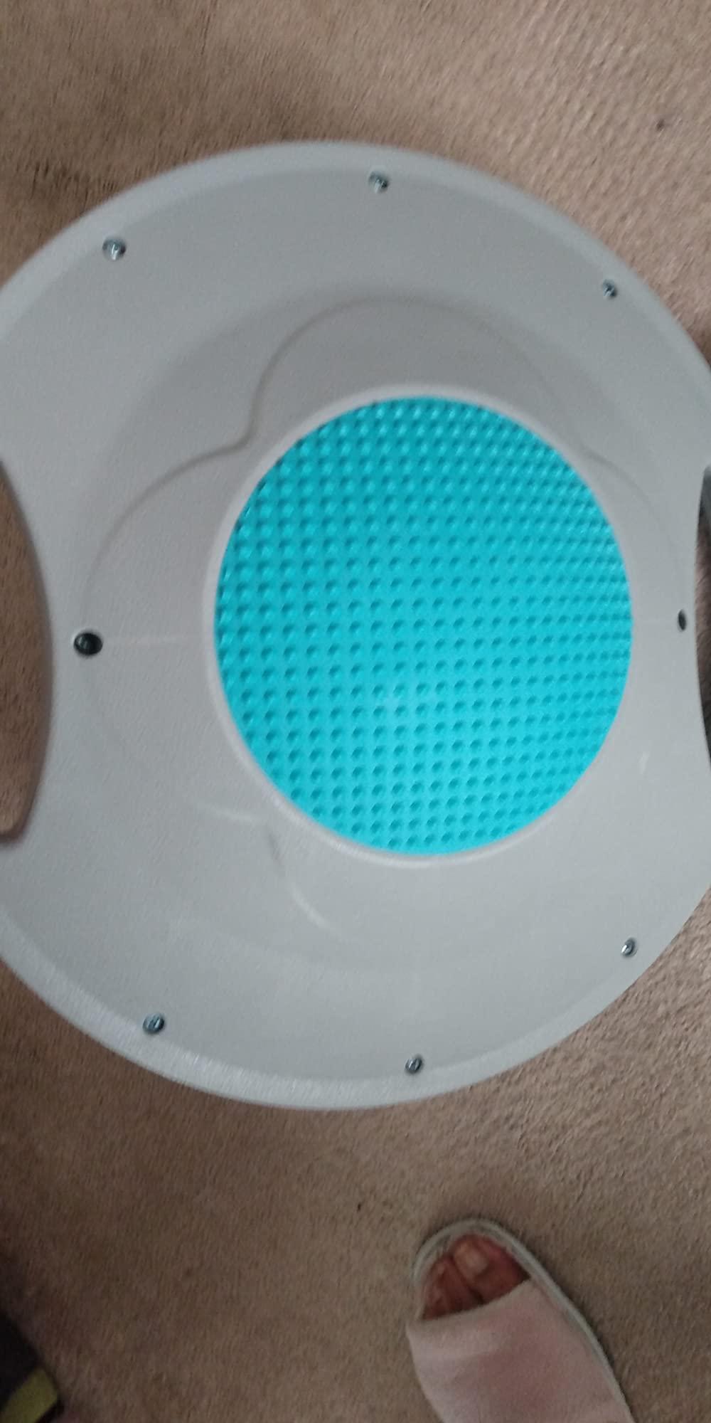 Yes4All Wobble Balance Board, Plastic Stability Trainer with Handles for Standing Desk, Core Training & Home Gym Workout customer photo 2