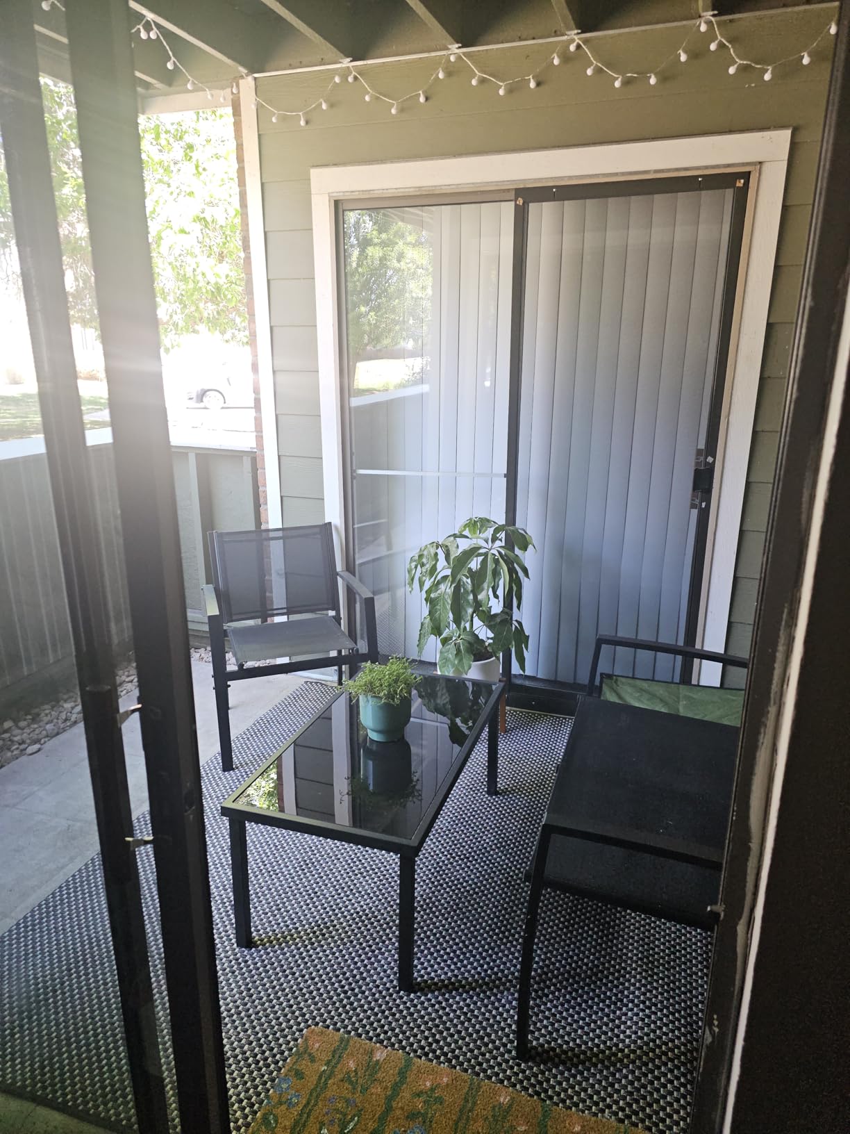 SAFAVIEH Washable Rug Outdoor Courtyard Collection - 8' x 10', Natural & Cream, Non-Shedding & Easy Cleaning, Ideal for Patio, Backyard, Mudroom, Dining Space (CY8521-03012) customer photo 1