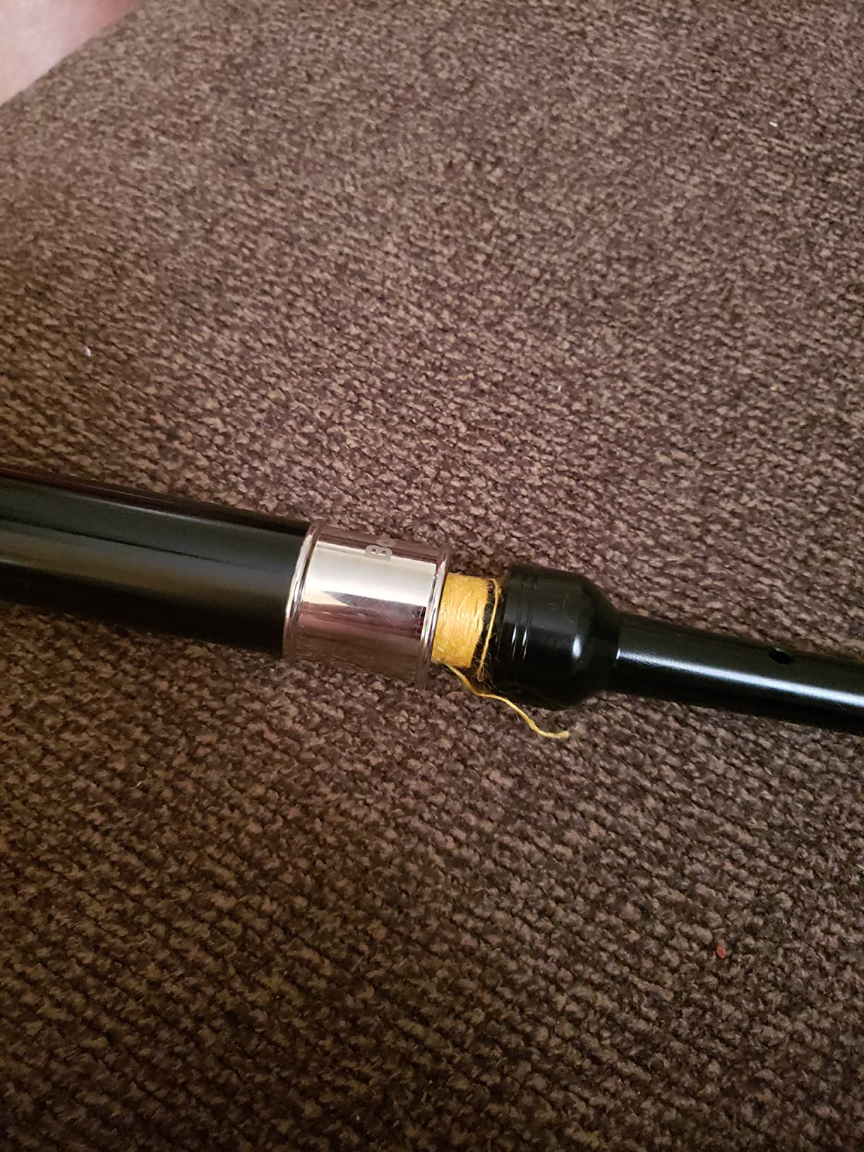 Bagpipe Practice Chanter Bagpipes Tutor Book 2 Reeds | 18in Nickel Plated Ferrule Bagpipes for Beginners Adult customer photo 2