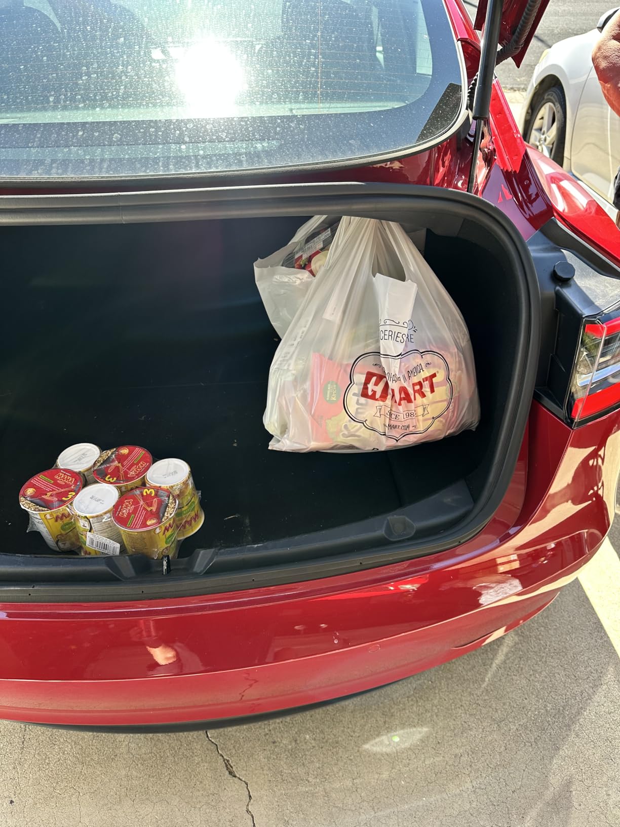 BASENOR 2026 Trunk Grocery Bag Hook for Tesla Model 3 Trunk Hook | [Proprietary Design] for Model 3 Highland Interior Accessories 2017-2026 Black (Standard/Premium/Performance) customer photo 1