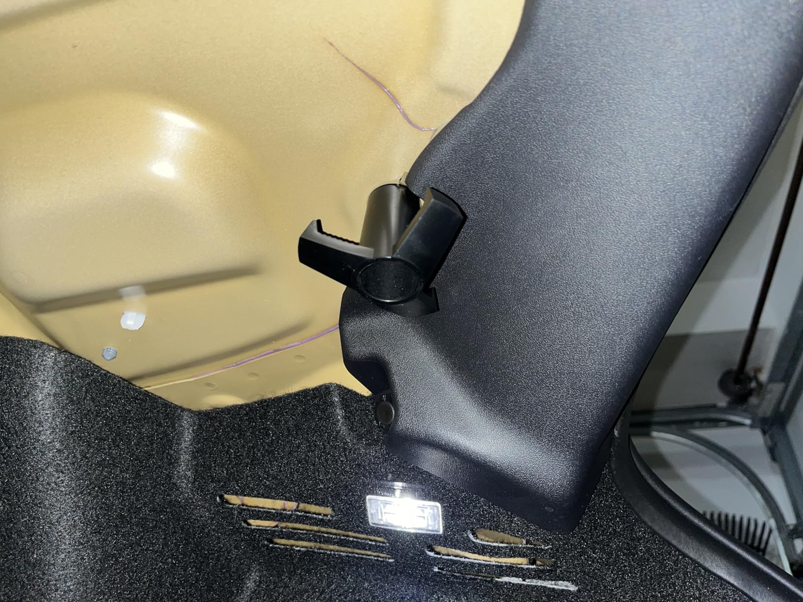 BASENOR 2026 Trunk Grocery Bag Hook for Tesla Model 3 Trunk Hook | [Proprietary Design] for Model 3 Highland Interior Accessories 2017-2026 Black (Standard/Premium/Performance) customer photo 2