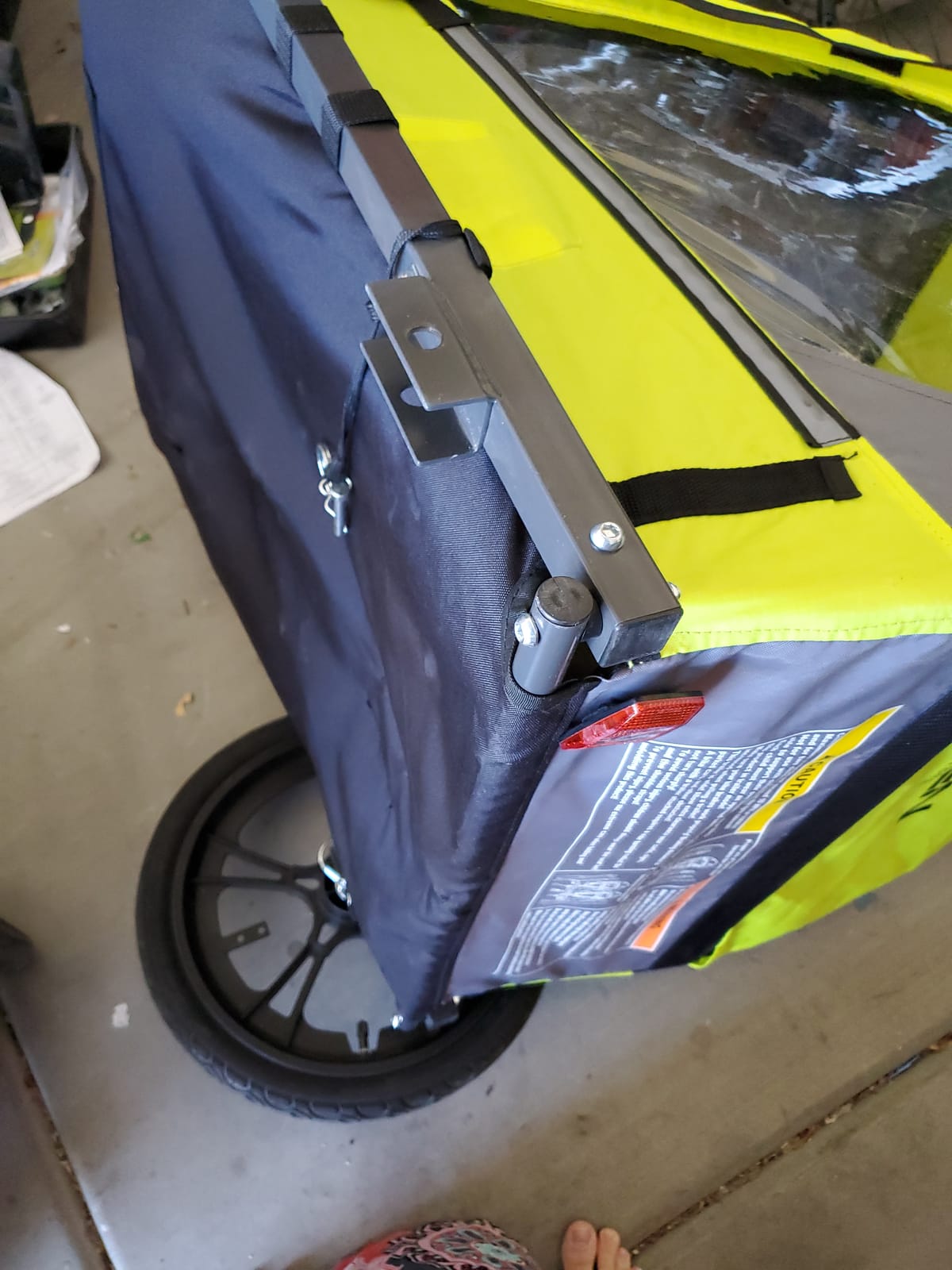 Allen Sports Hi-Viz 2-Child Bicycle Trailer, Model ET2 customer photo 2