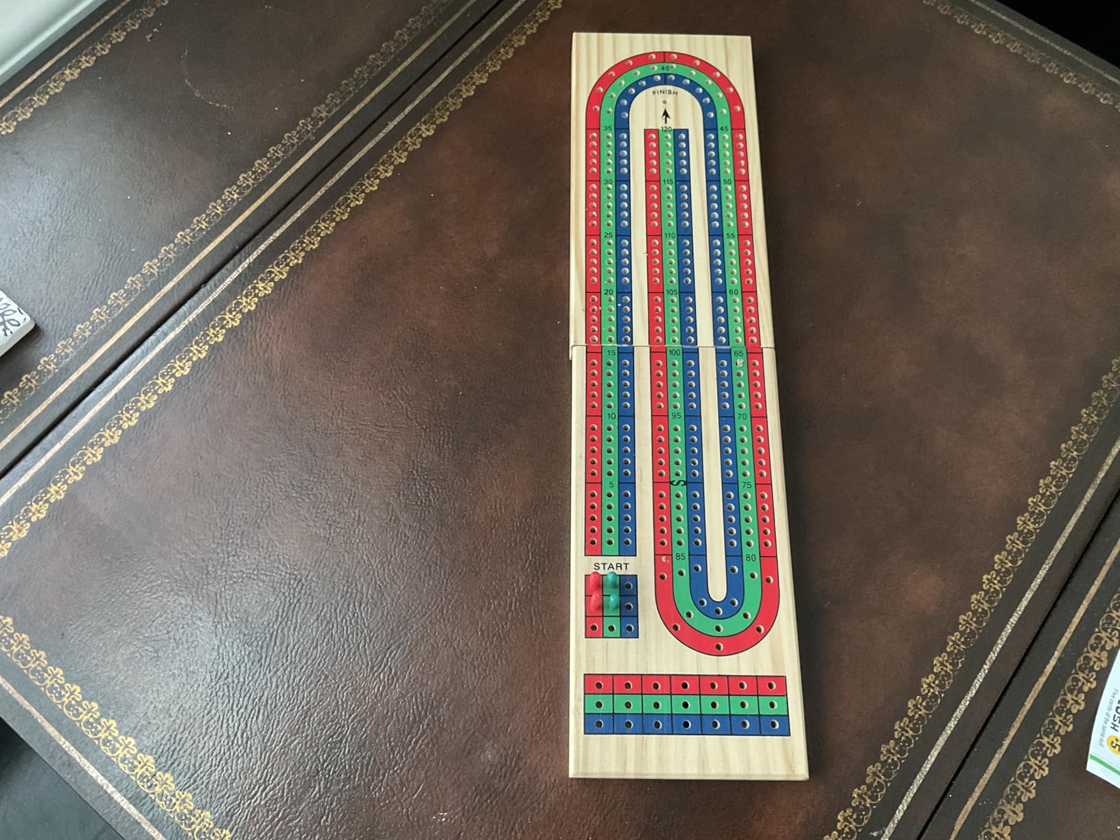 Regal Games Cribbage Board Game Set w/Storage - Fun Table Game with Wooden Board for Adults & Kids - 9 Metal Pegs, Deck of Playing Cards & 2-4 Player Games - Ideal for Game Night, Travel (Ages 8+) customer photo 1