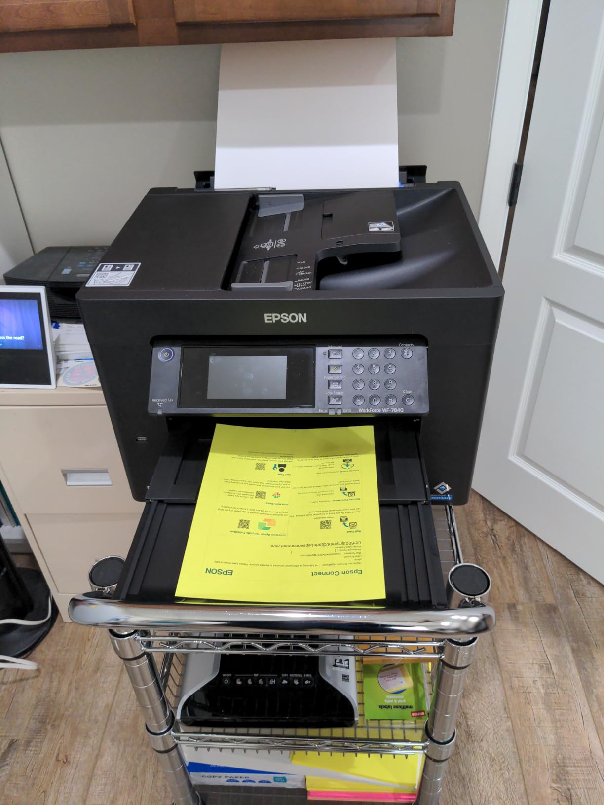 Epson Workforce Pro WF-7840 Wireless All-in-One Wide-Format Printer with Auto 2-Sided Print up to 13