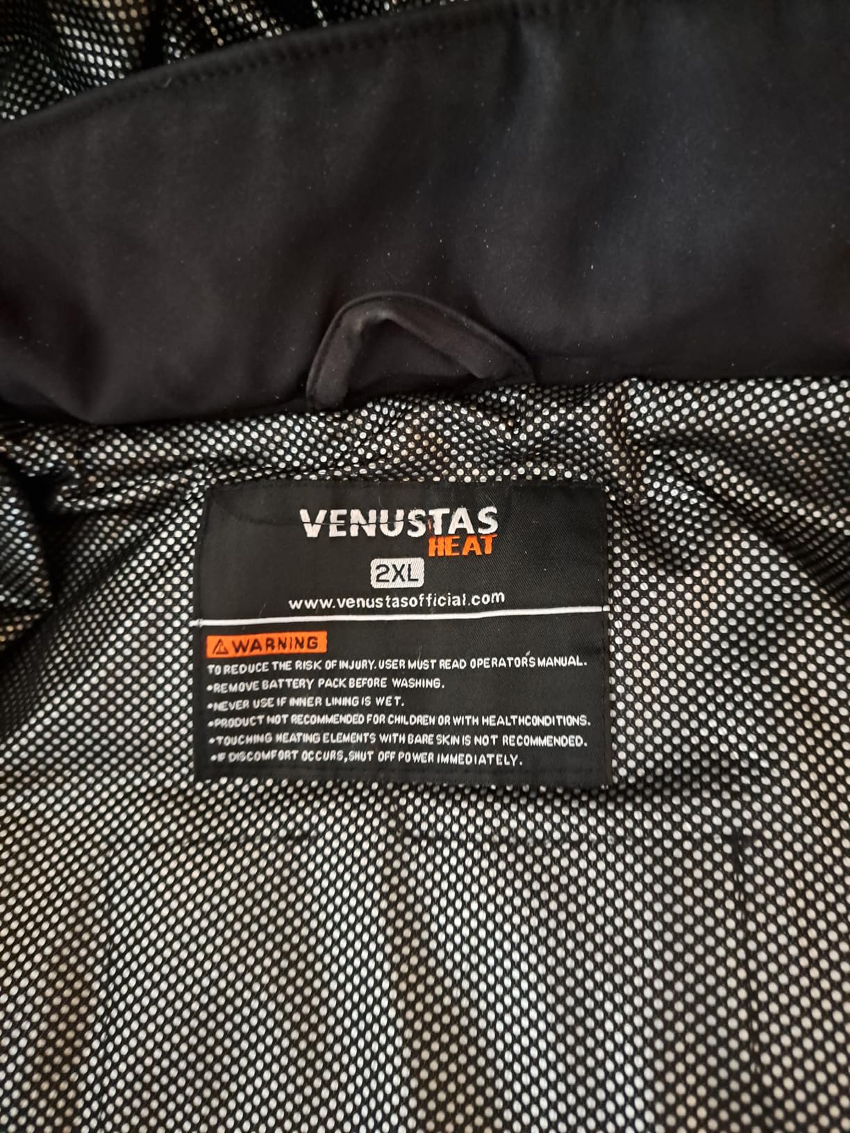 Venustas Men's Heated Jacket with Battery Pack, Waterproof & Windproof Electric Insulated Heated Coat with Detachable Hood customer photo 2