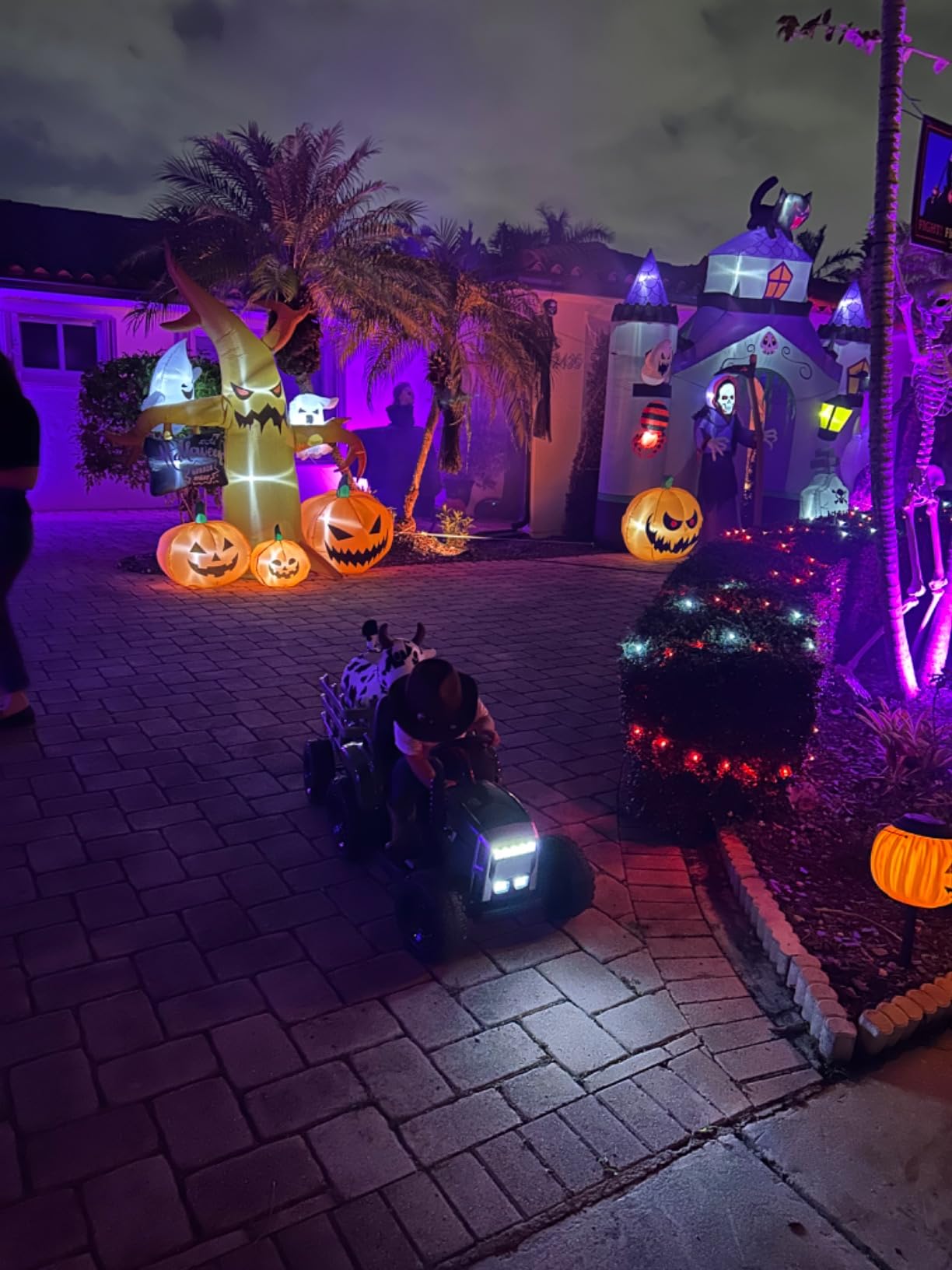 Kidzone 12V 7Ah Premium Electric Tractor Ride On Toy, Pink | w/ Trailer, Dual 35W Motors, EVA Tires, Remote Control, 3-Speed Modes, LED Lights, Bluetooth customer photo 1