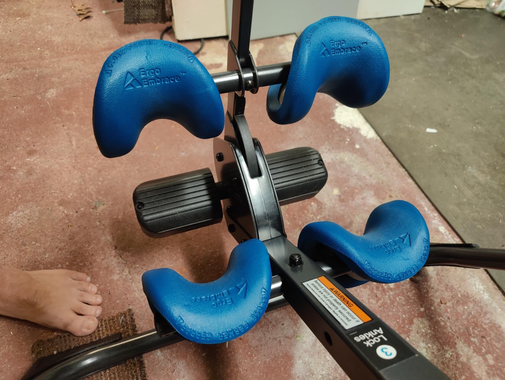 TEETER FitSpine X3 Inversion Table w/ Accessories for Back Pain Relief, Deluxe Easy-Reach Ankle Lock, FDA Registered, UL Safety Certified, 300 lb Capacity customer photo 1