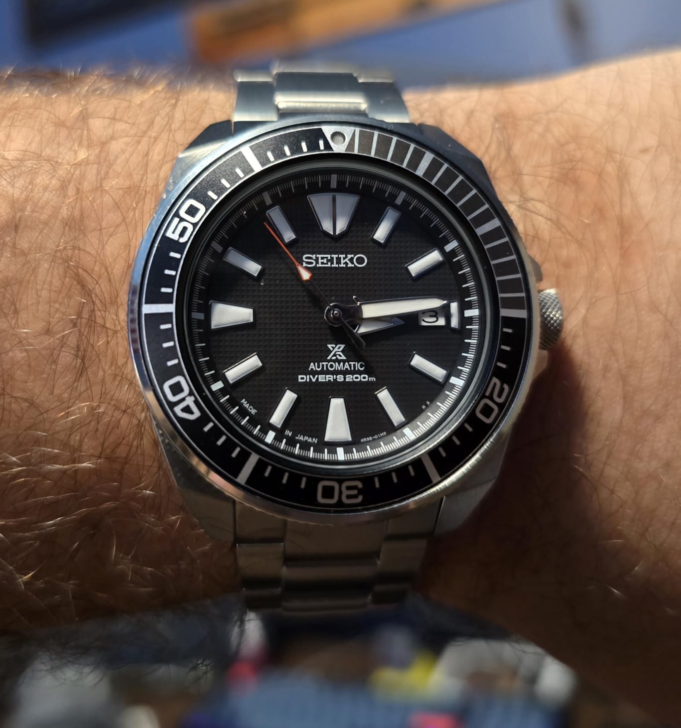 Seiko SRPF03 Automatic Dive Watch for Men - Prospex Special Edition - LumiBrite Hands, Hardlex Crystal - Water Resistant 200M customer photo 1