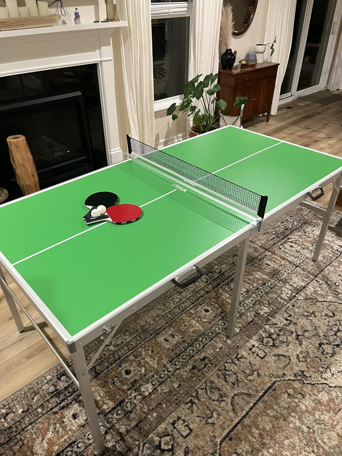 STIGA Space Saver - Compact Ping Pong Table - Separate Table Halves - Regulation Height - No Assembly Required customer photo 2