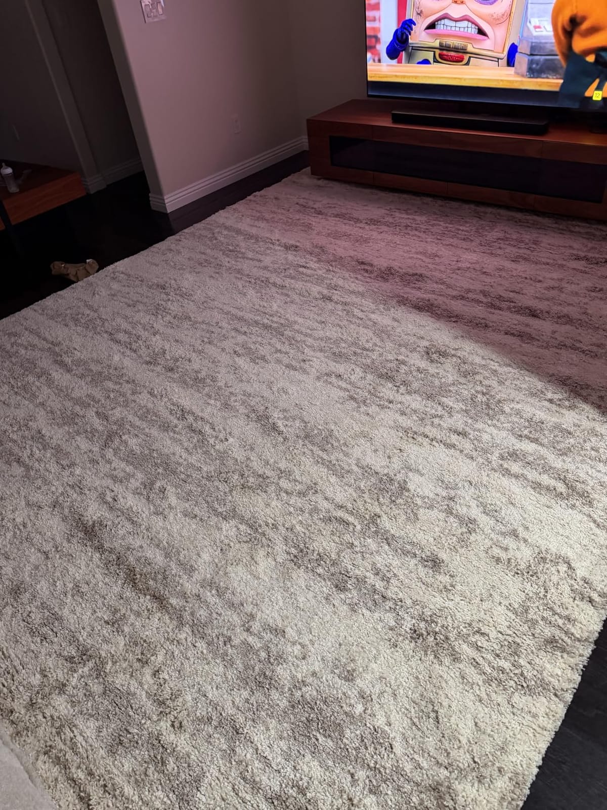 SAFAVIEH Hudson Shag Rug 8x10, Plush Modern Large Ivory & Beige SGH206B customer photo 1