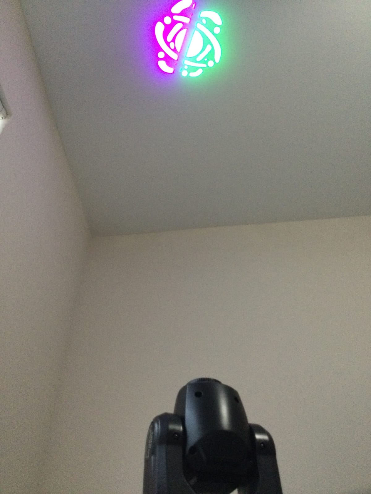 ZKYMZL 30W LED Moving Head DJ Lights DMX512 GOBO Spotlight - 8 Colors + 8 Rotating Patterns customer photo 2