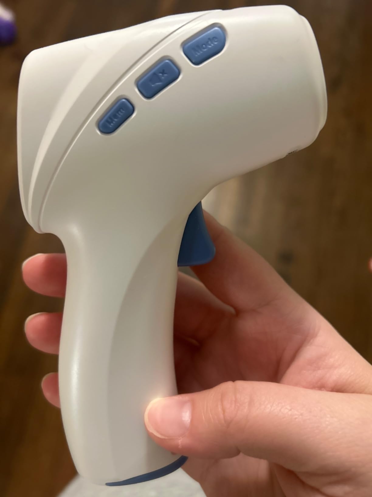 Forehead Thermometer for Adults and Kids, Non Contact, Fast Accurate Result | 3-Color Fever Alarm, 35 Memory Recalls, 1s Result, 2-in-1 Mode, Silent Mode, Large & Clear Backlit Display, FSA Eligible customer photo 2