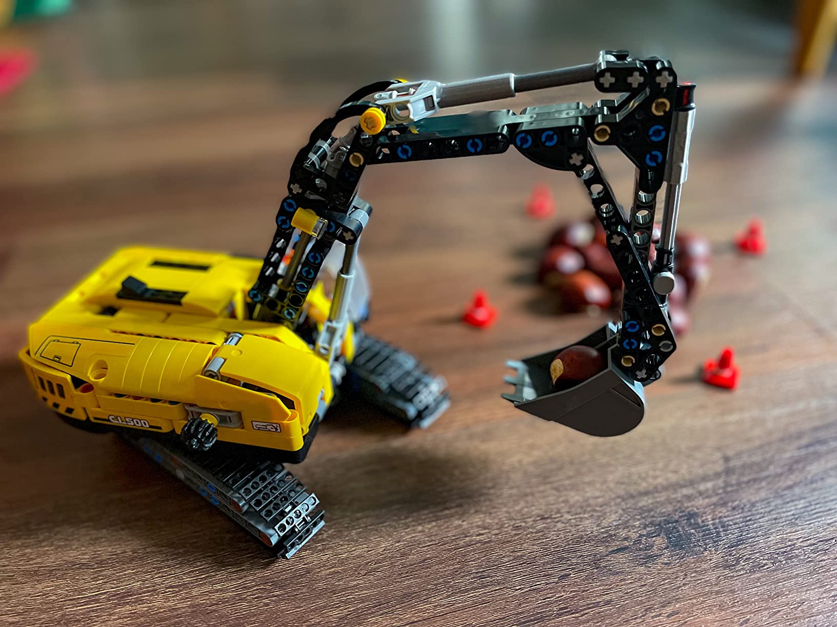 LEGO Technic Heavy-Duty Excavator 42121 Toy Building Kit; A Cool Birthday or Anytime Gift for Kids Who Enjoy Construction Toys; The 2-in-1 Design Gives Hours More Building Fun, New 2021 (569 Pieces) customer photo 1