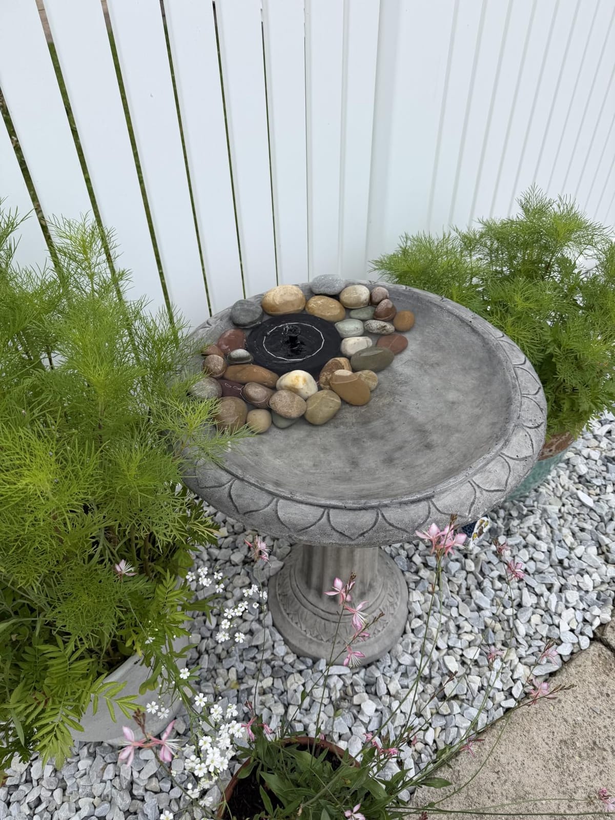 Mademax Upgraded Solar Fountain with 4 Easy Install Nozzle and Fixer, Solar Powered Fountain Pump for Bird Bath, Garden, Pond, Pool, Fish Tank, Outdoor customer photo 2