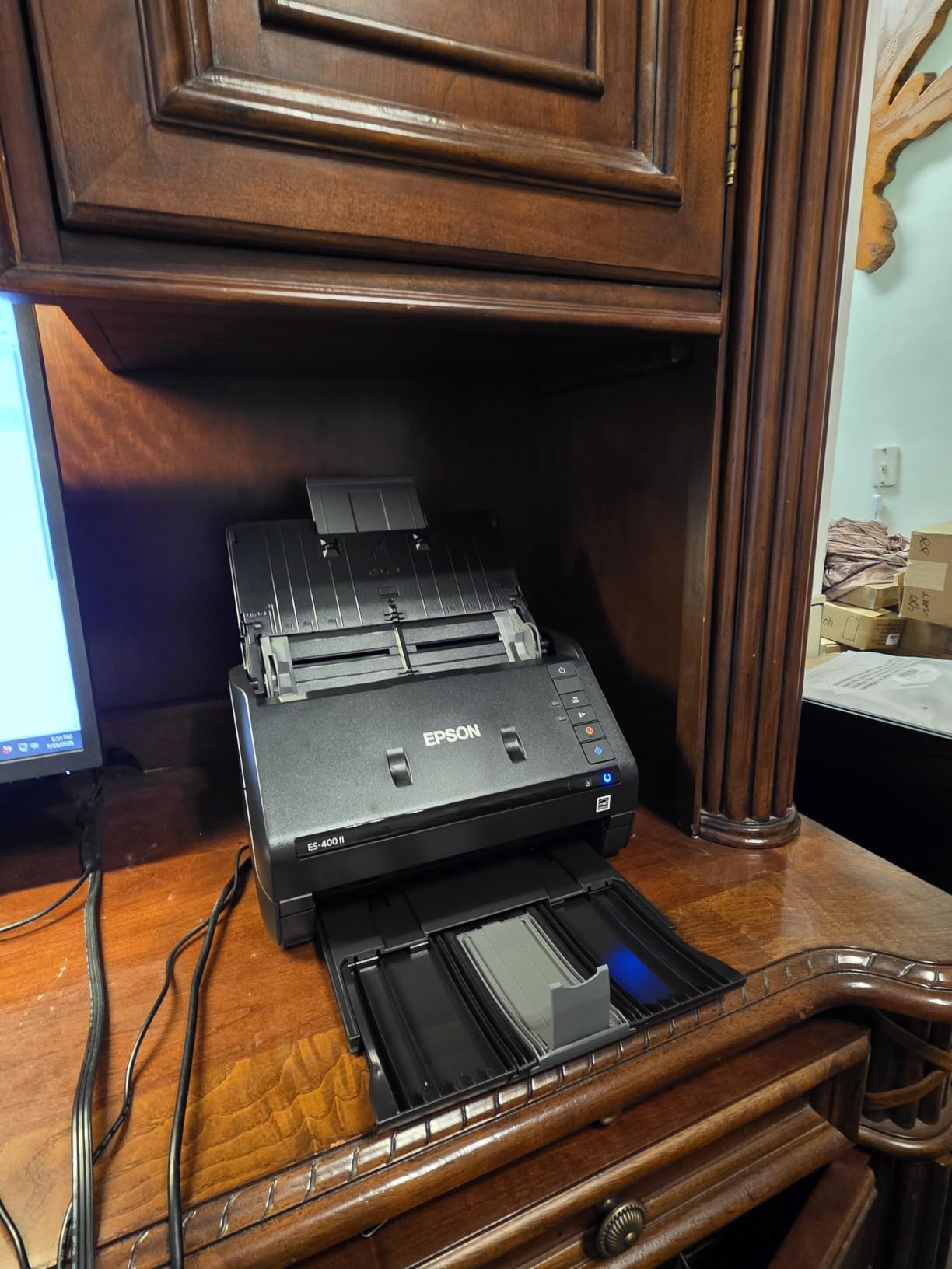 Epson Workforce ES-400 II High-Speed Color Duplex Desktop Document Scanner for PC and Mac with Auto Document Feeder and Image Adjustment Tools customer photo 1