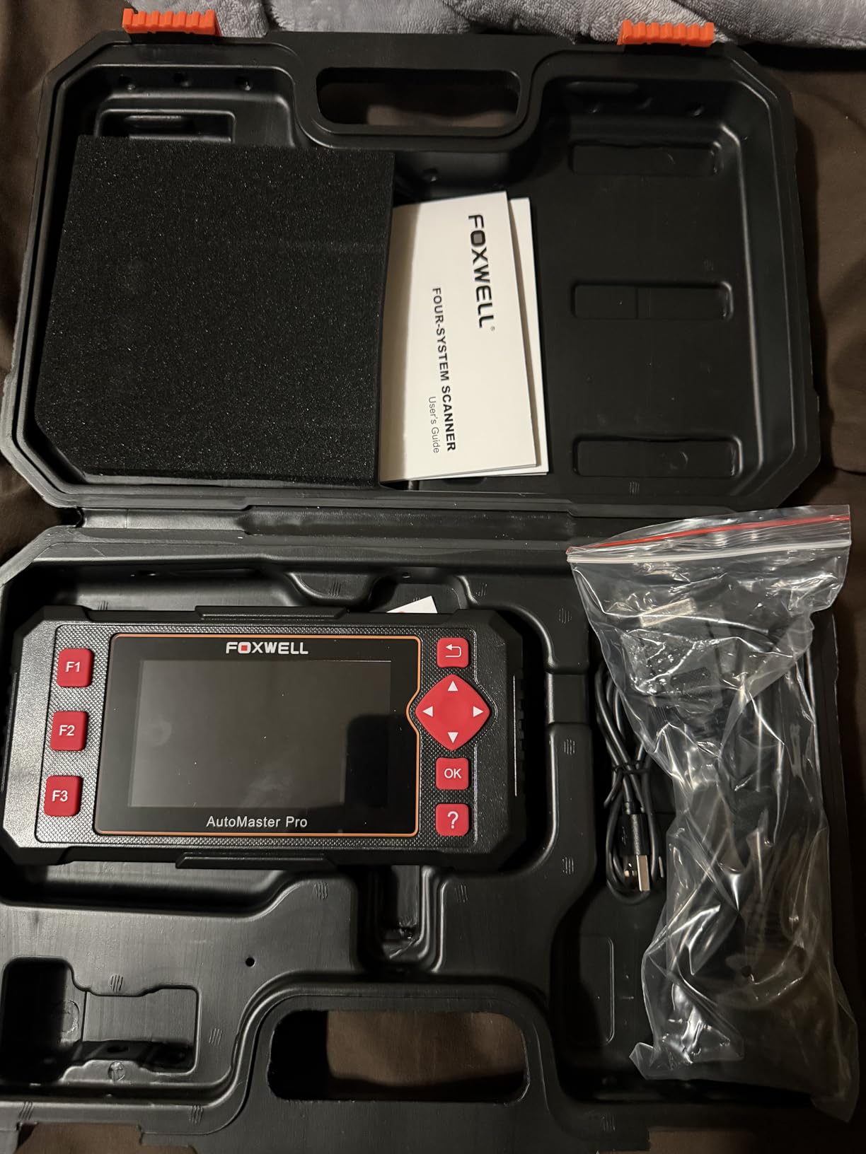 FOXWELL Car Scanner NT604 Elite OBD2 Scanner ABS SRS Transmission, Check Engine Code Reader for Cars and Trucks, Diagnostic Scan Tool with SRS Airbag, Automotive Diagnostic Tool with Live Data customer photo 2
