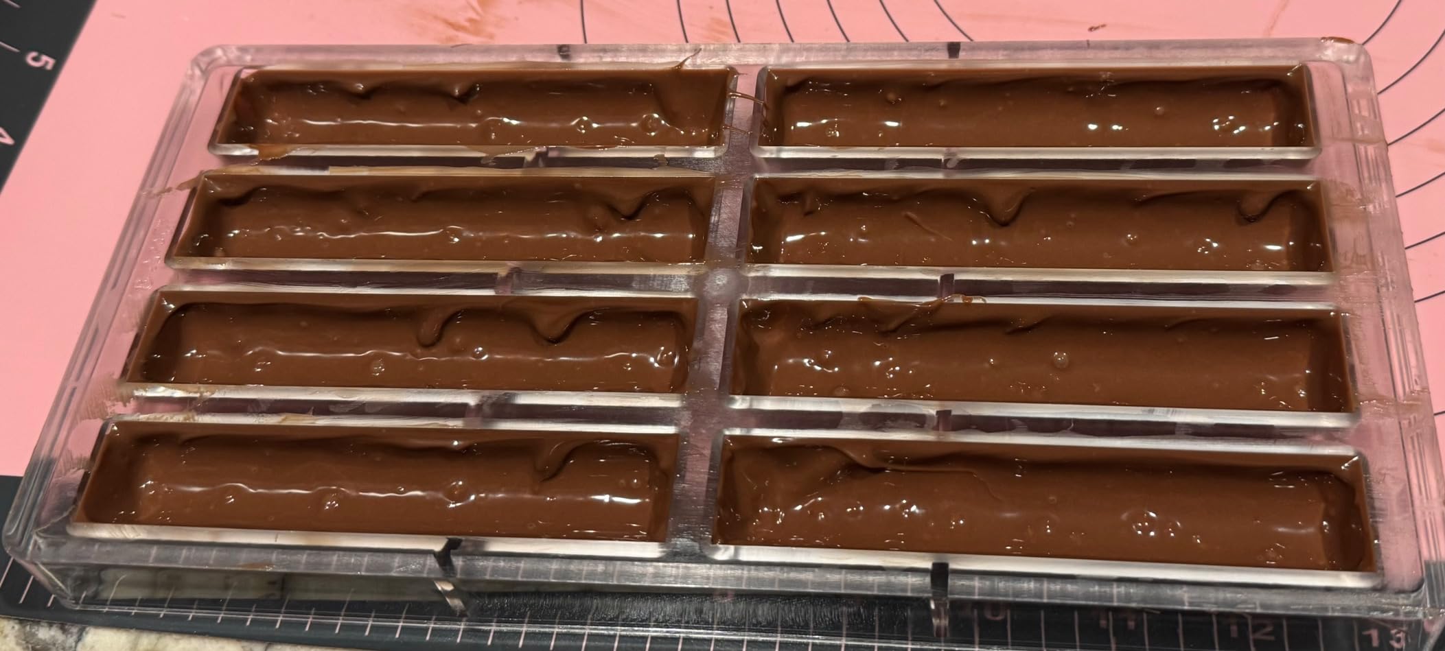 Large Long Stick Chocolate Mold Polycarbonate 3D Cylinder Maker Candy PC Tray Cylindrical Shells Chocolate Mould Forms customer photo 1