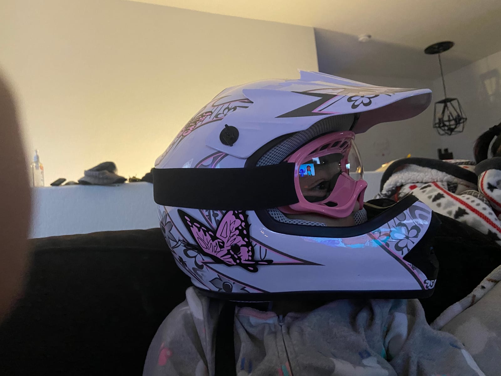 TCMT DOT Youth & Kids Motocross Offroad Street Helmet with Goggles & Gloves, Removable And Washable Padding, Lightweight, Includes Storage Bag, For Street Bikes, ATV, Dirt Bikes customer photo 2