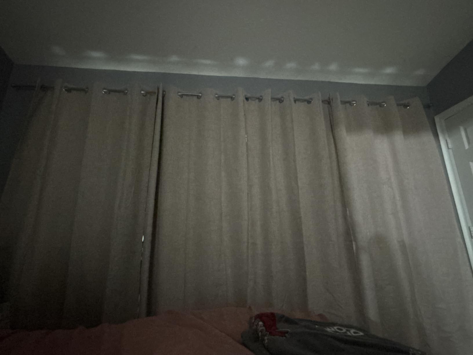 MIULEE 100% Blackout Linen Curtains for Bedroom 52x84 Inches Natural Beige | Room Darkening, Light Blocking, Thermal Insulated, Grommet Top, Linen Textured, Window Curtains for Living Room, 2 Panels customer photo 1