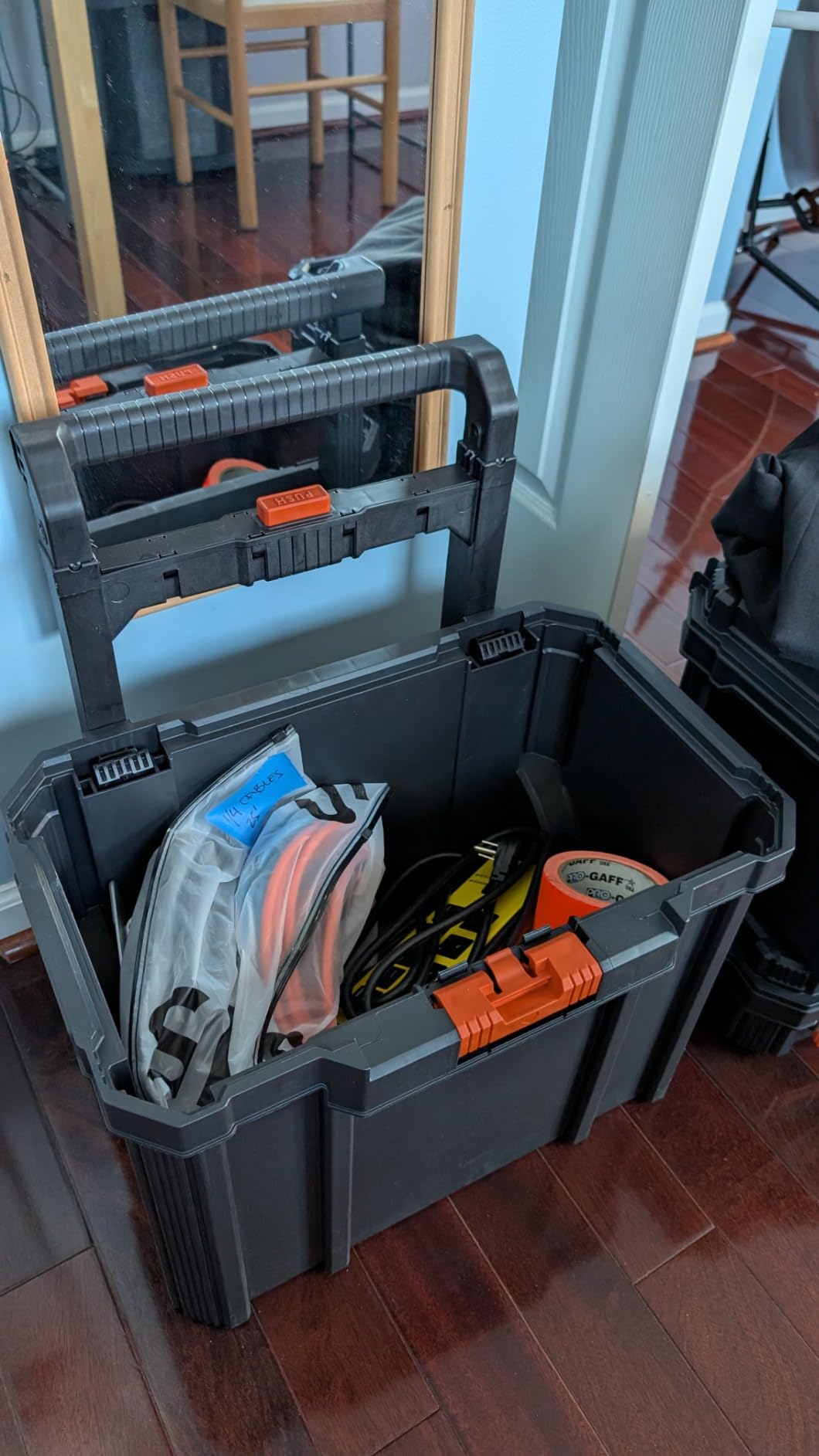 beyond by BLACK+DECKER BLACK+DECKER BDST60500APB Stackable Storage System - 3 Piece Set (Small, Deep Toolbox, and Rolling Tote) customer photo 1