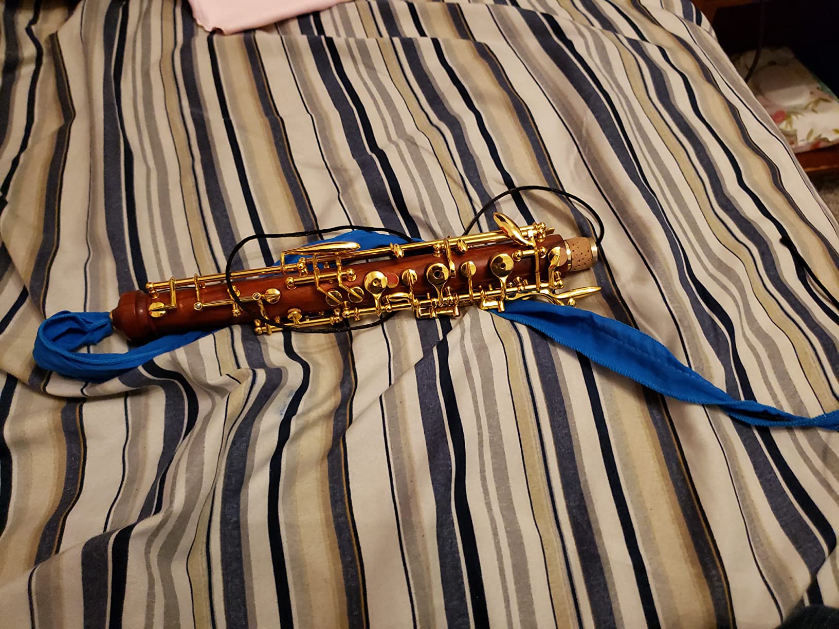 Rochix Oboe Professional Performance Level RHG13 Redwood Body Gold Plated Semi Automatic C Tone with Case and Accessories customer photo 2