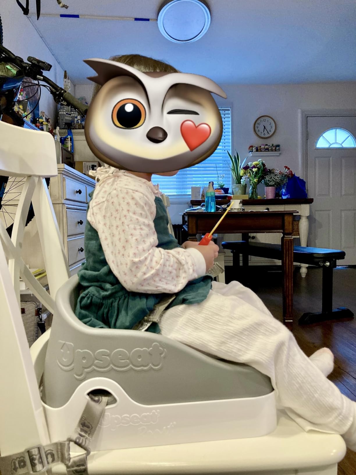 Upseat Boost - The Original Ergonomic Toddler Booster Seat for Dining Table, Developed with Physical Therapists to Encourage Posture, Adjustable Height, Easy to Wipe Clean, and Travel-Friendly customer photo 1