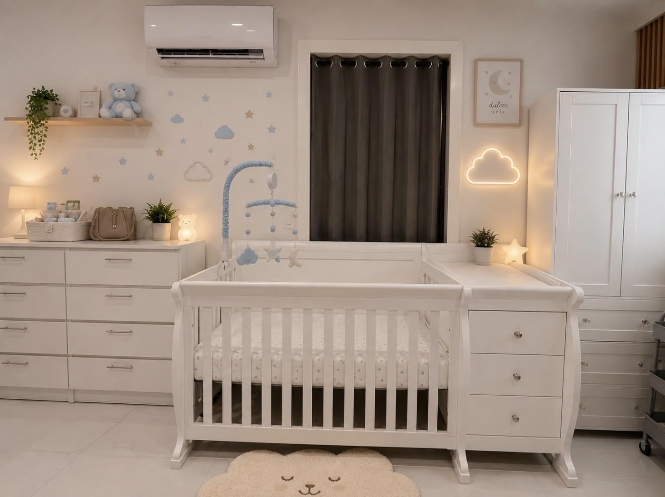 DaVinci Kalani 4-in-1 Convertible Crib and Changer Combo in White | GREENGUARD Gold Certified, Converts to Toddler Bed, Daybed & Full-Size Bed, 4 Adjustable Mattress Heights, Easy to Assemble customer photo 2