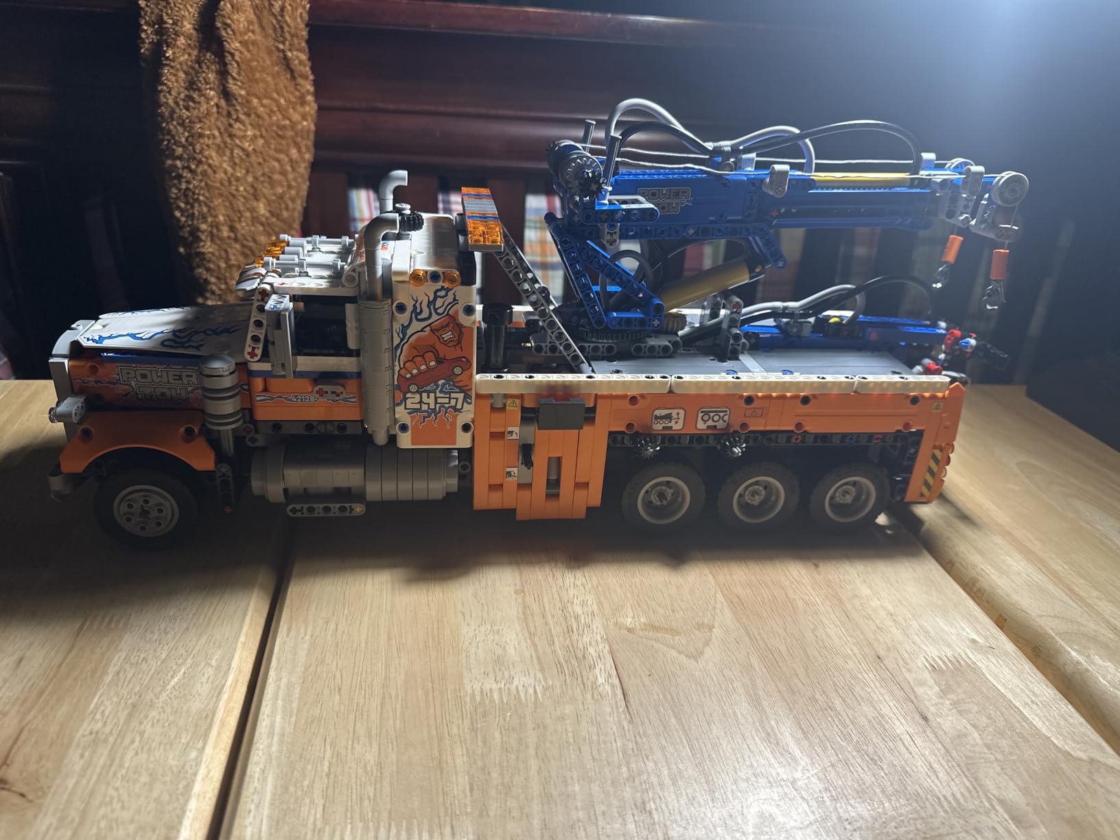 LEGO Technic Heavy-Duty Tow Truck 42128 with Crane Toy Model Building Set, Engineering for Kids Series customer photo 2