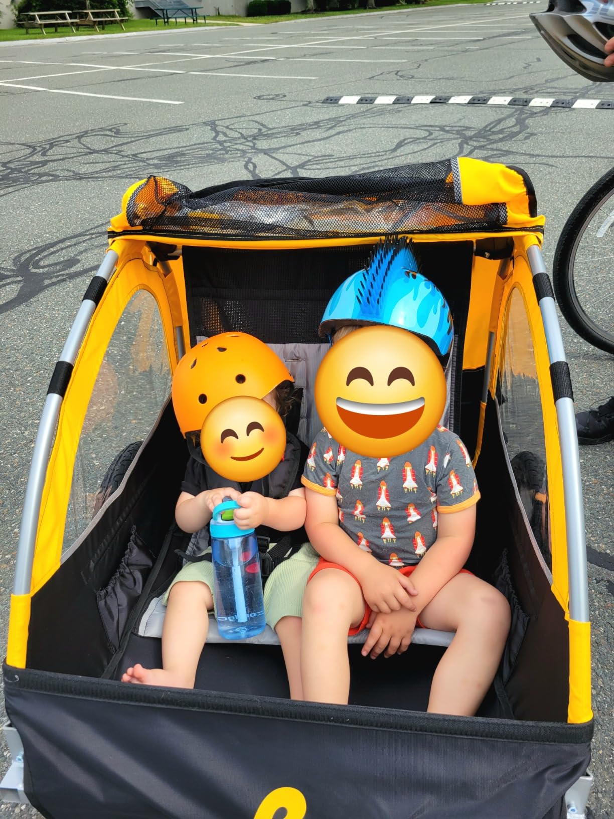 Retrospec Rover Kids Bicycle Trailer Single and Double Passenger Children's Foldable customer photo 1