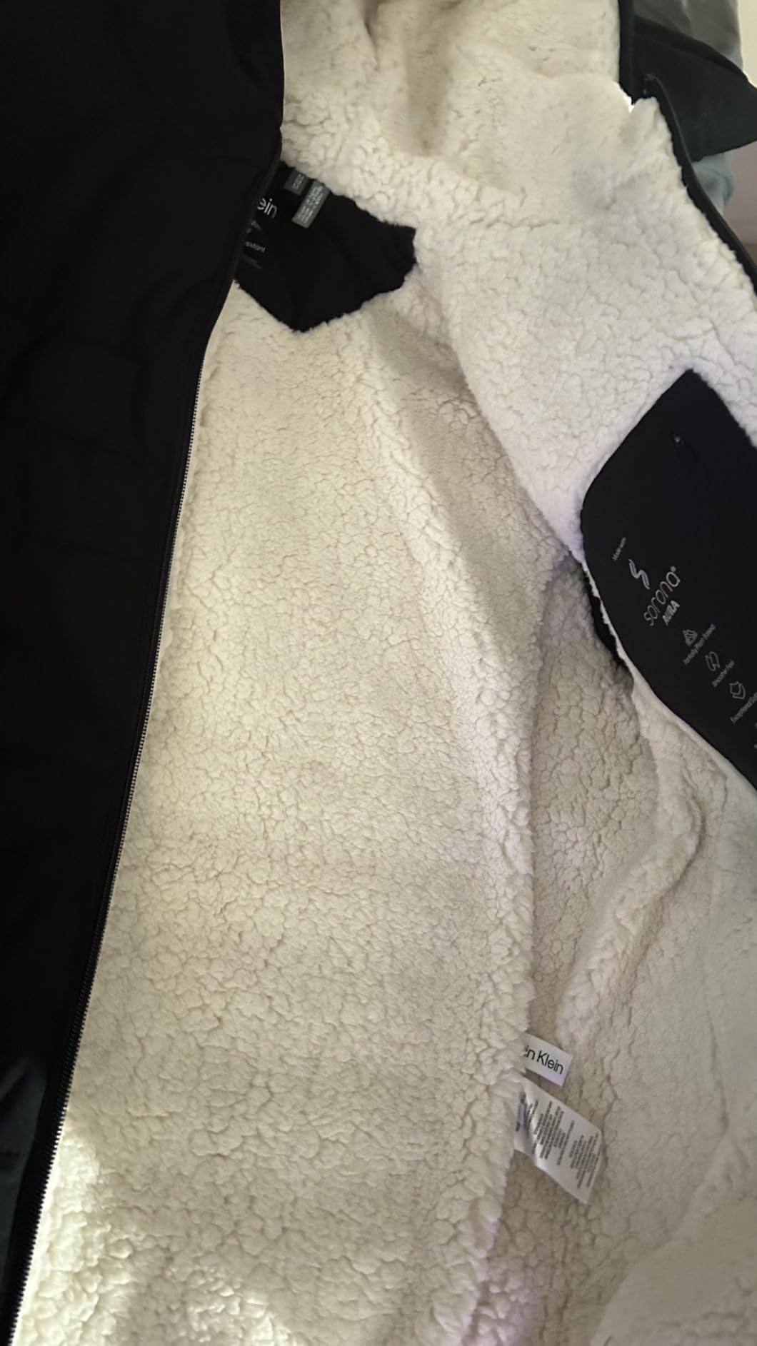Calvin Klein Men's Lightweight Packable Down Jacket With Sherpa Lining customer photo 1