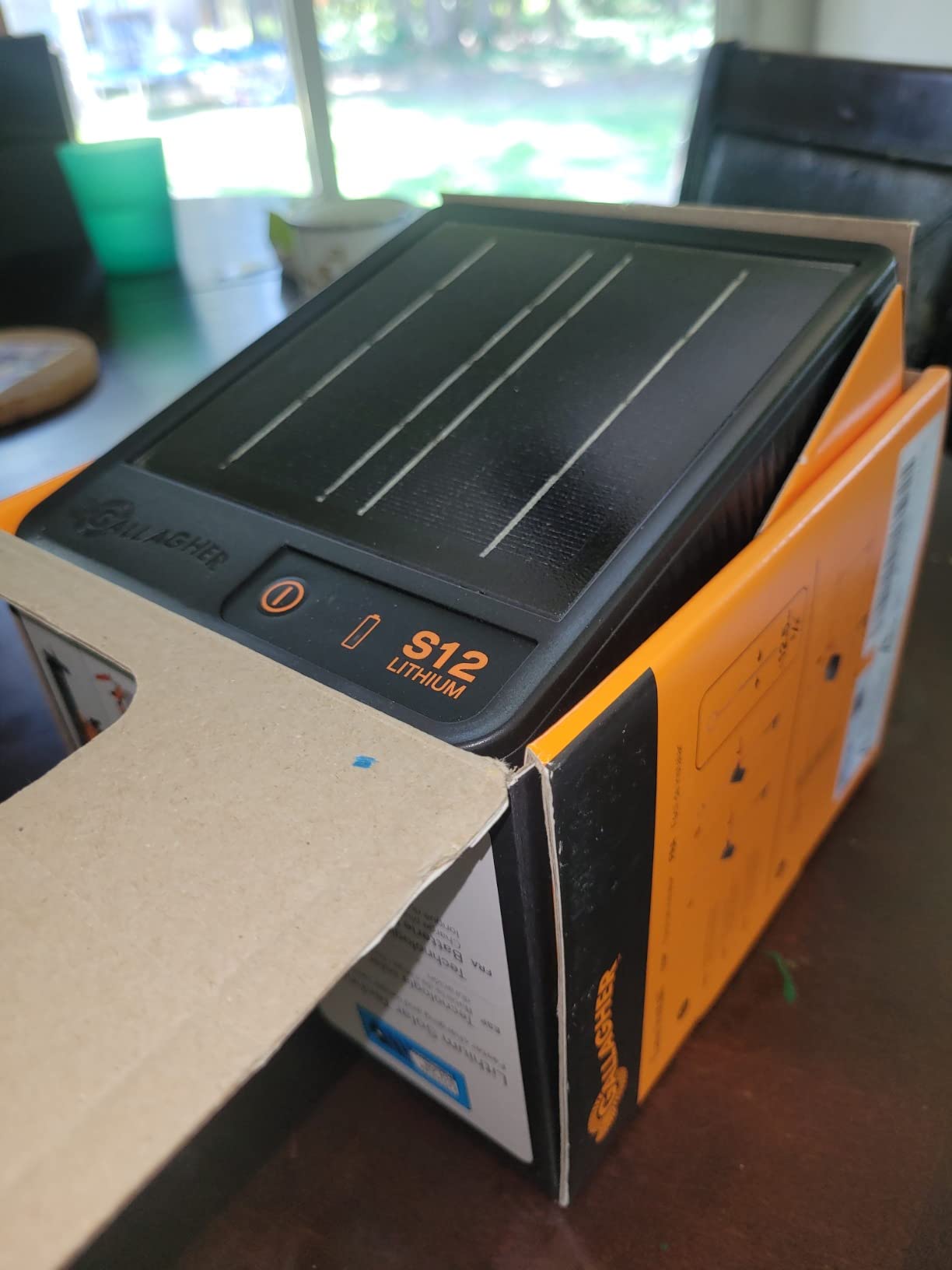 Gallagher S12 Solar Electric Fence Charger | Powers Up to 4 Miles / 18 Acres of Fence | Solar Lithium Technology, 0.12 Stored Joule Energizer | Built-in Earthing | Portable and Super Tough customer photo 1