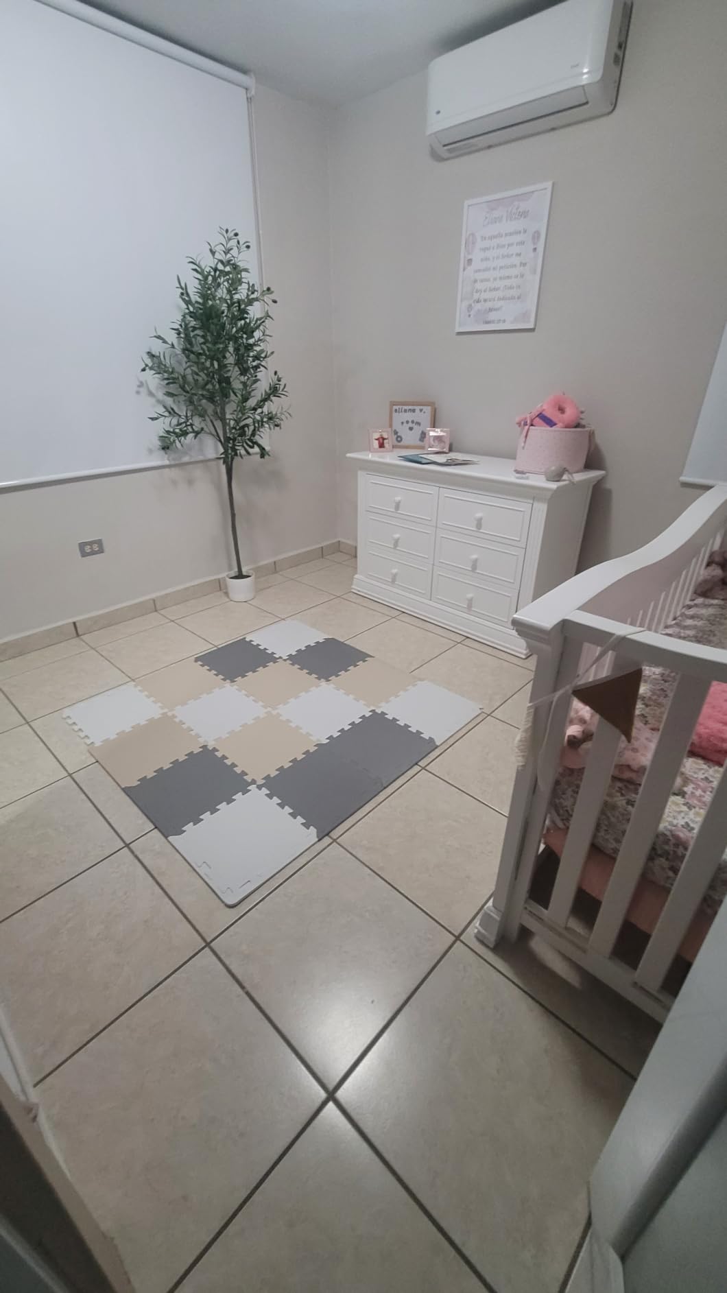 MioTetto Baby Play Mat, Soft Foam Floor Tiles for Kids. Adjustable Interlocking Foam Tiles, Fits with 50x50 Playpen Baby mat for Crawling & Development, Safe & Non-Toxic Playmat for Babies 6-12 Months customer photo 2