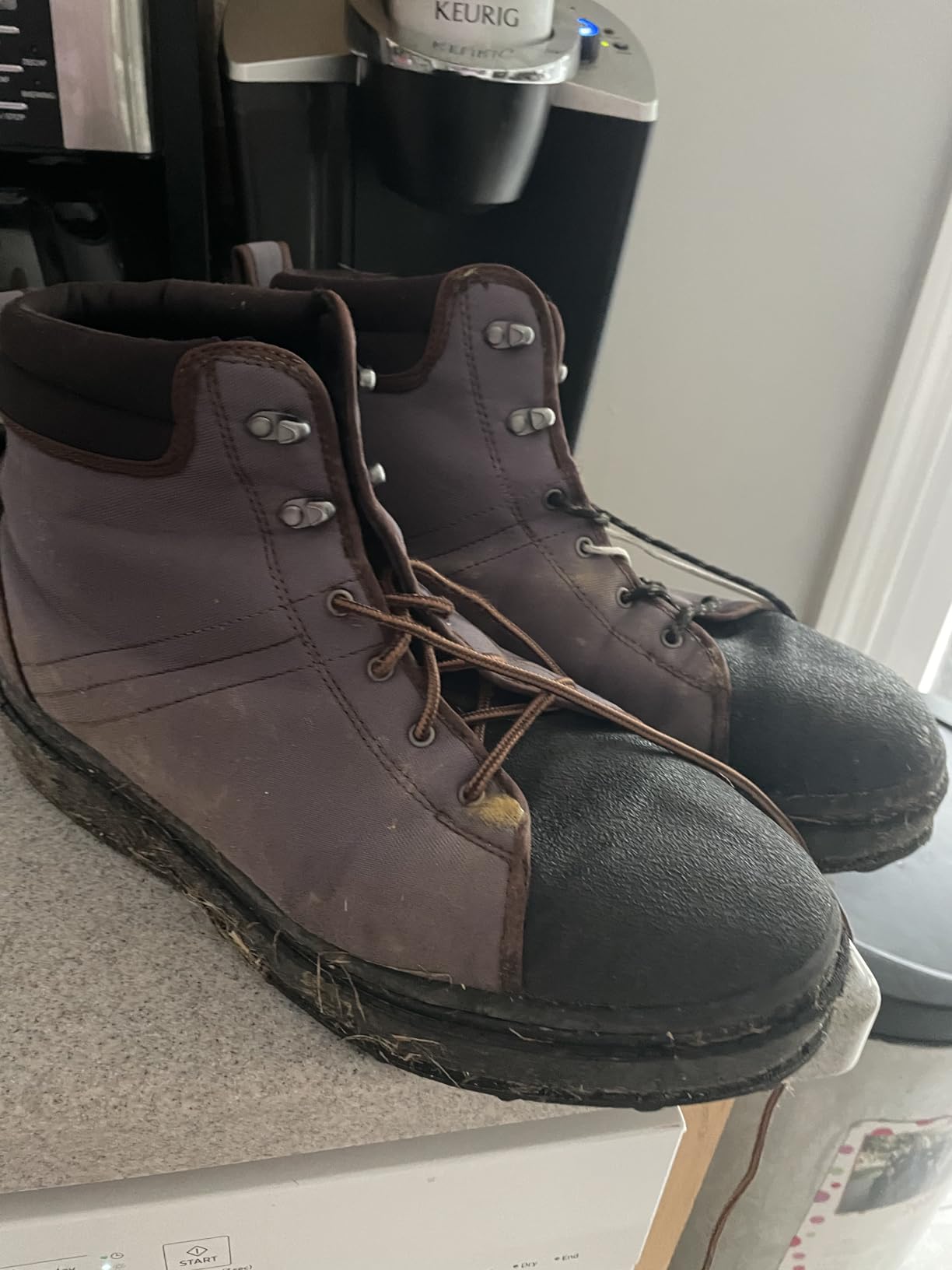Paramount Outdoors Stonefly Cleated and Felt Sole Wading Shoe Fly Fishing Boot for Men customer photo 1