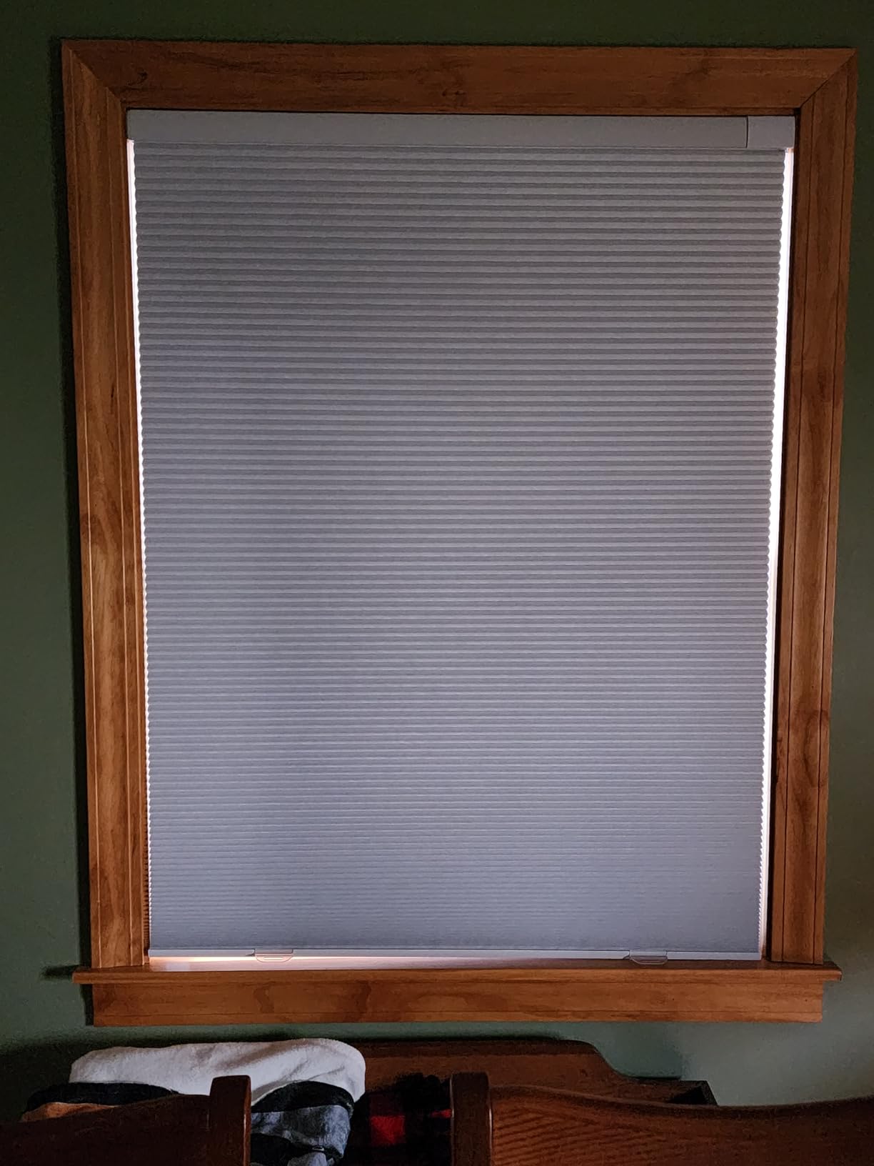 MYshade Cordless Blackout Cellular Shades for Windows, Honeycomb Window Shades with Thermal Insulation, Child & Pet Safe Room Darkening Shade, Easy Install, 34