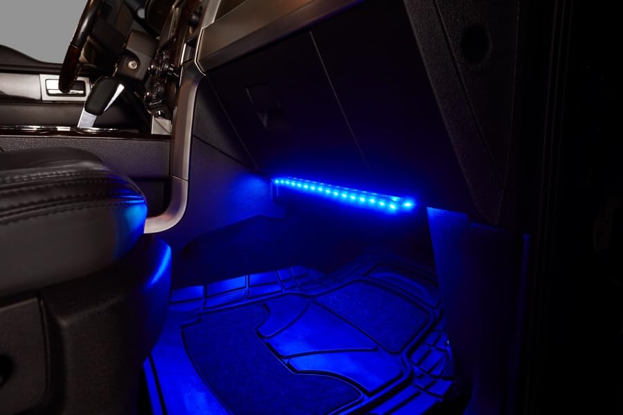 Govee Car LED Strip Lights, Smart RGBIC Interior Car Lights, APP Control | 4 Music Modes and 16 Million Colors, 2 Lines Design LED Lights for Car Decor, DC 12V customer photo 1