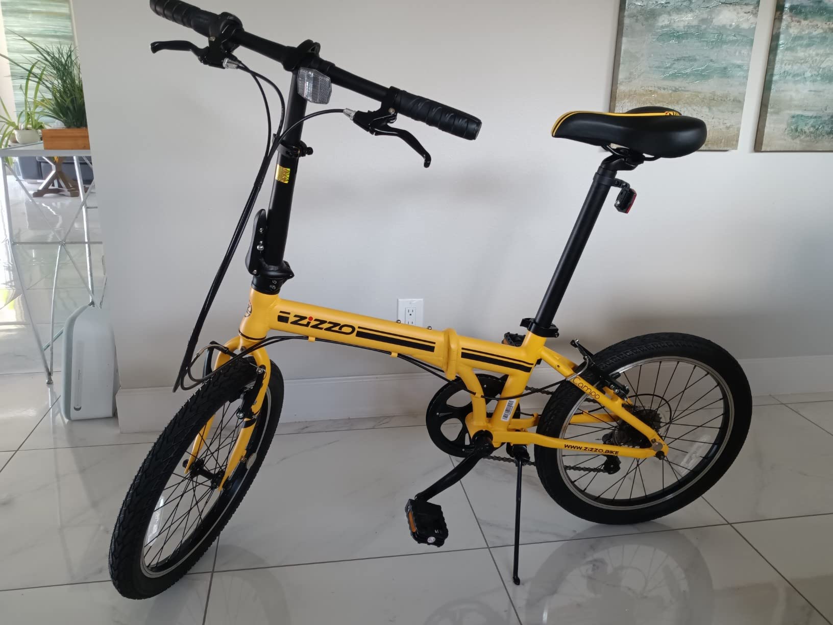 ZiZZO Campo 20 inch Folding Bike with 7-Speed, Adjustable Stem, Light Weight Frame customer photo 1