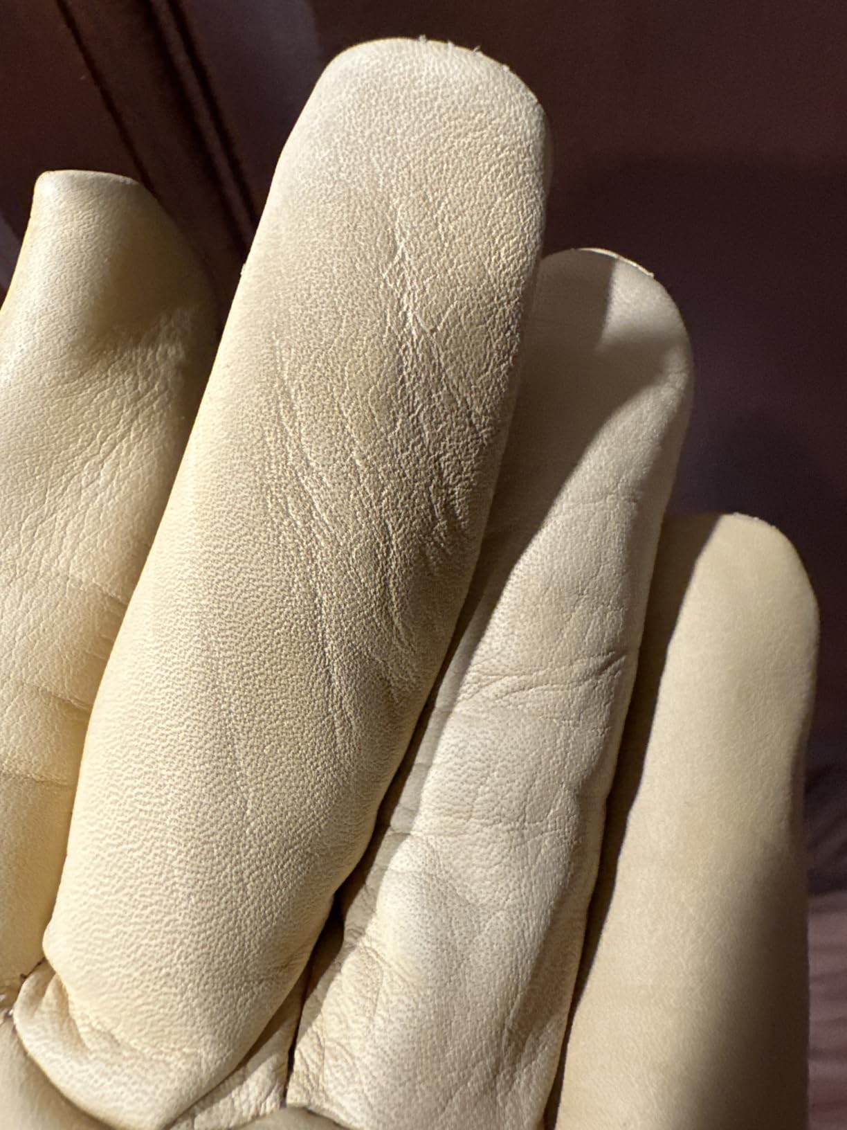 Mechanix Wear Leather Cow Driver - Breathable Leather Driver Gloves for Hand Safety - Elastic Cuff - Comfortable Fit - Water Resistant - Tan - X-Large customer photo 1
