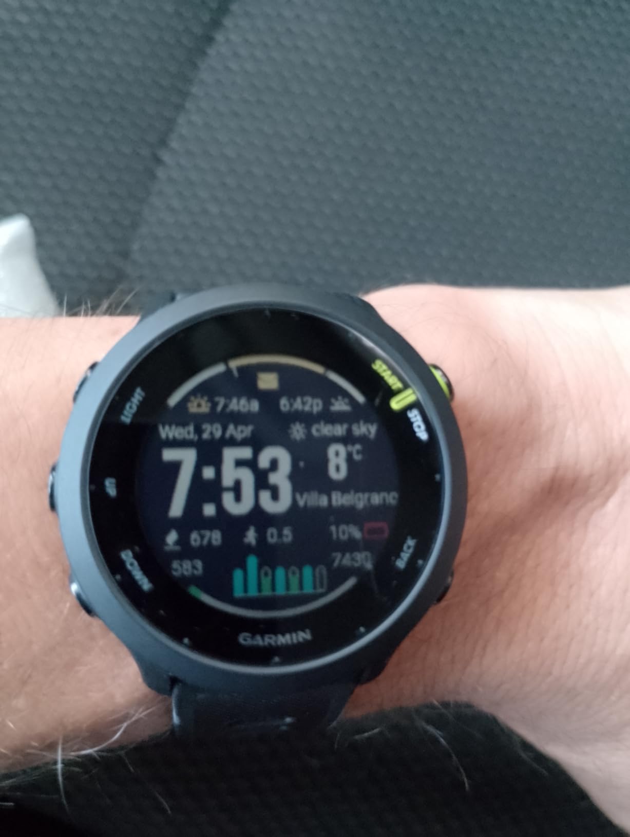 Garmin Forerunner 55 Blanco/42mm Smartwatch Running/GPS/Monitor De Heart Rate customer photo 1