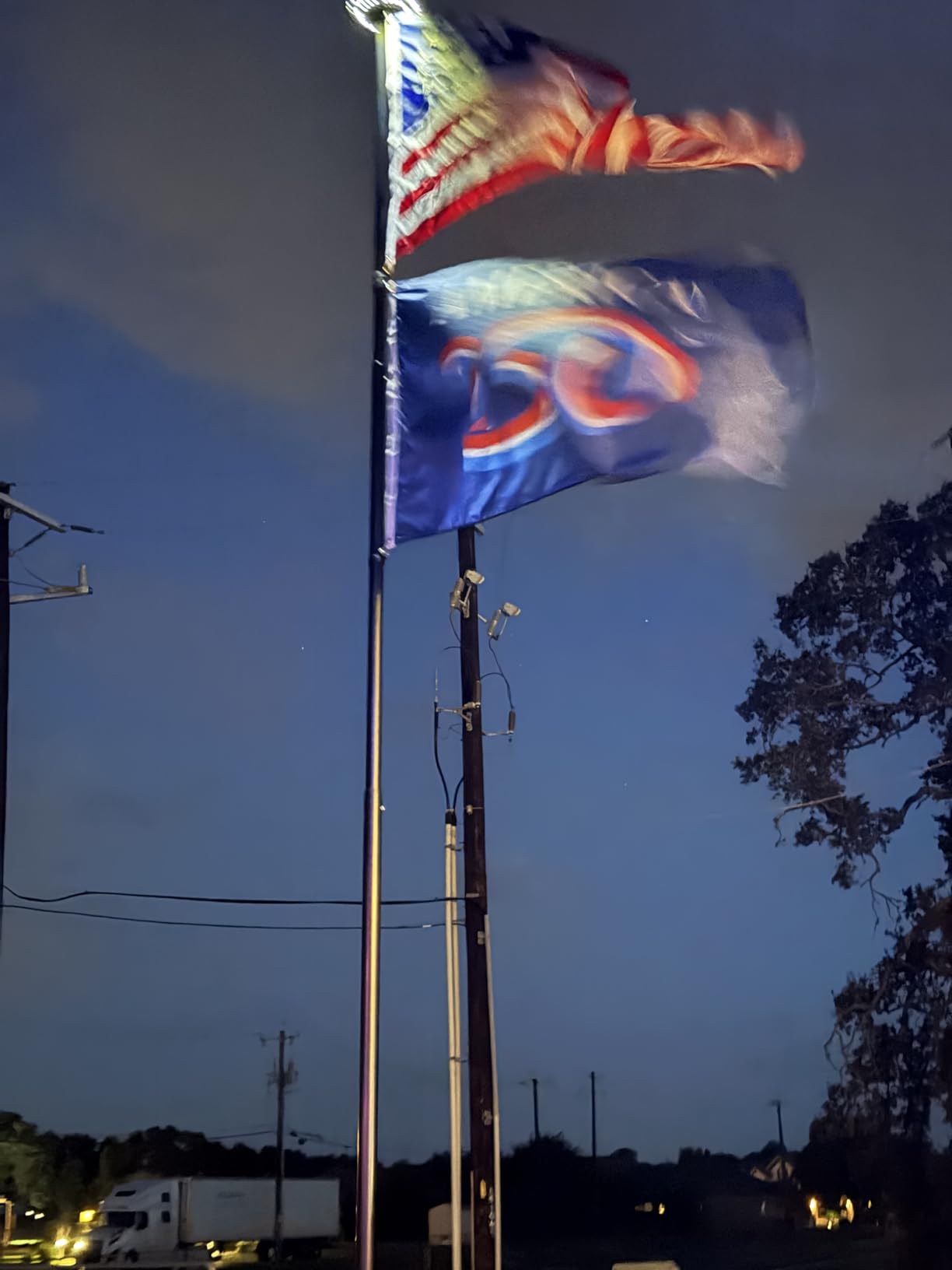 Service First 25FT Flagpole Kit Freedom Edition Black Telescoping for Outside House In Ground - Anti Tangle Swivel Ring Design - 100MPH Wind Tested with Single Flag customer photo 2