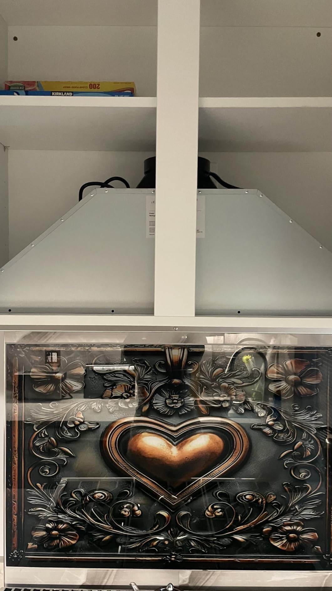 IKTCH Range Hood Insert 42 inch 900 CFM, Stainless Steel Vent Hood | Ducted/Ductless Convertible Duct with 2 Pcs Adjustable Lights and 2 Pcs Baffle Filters with Handlebar customer photo 2
