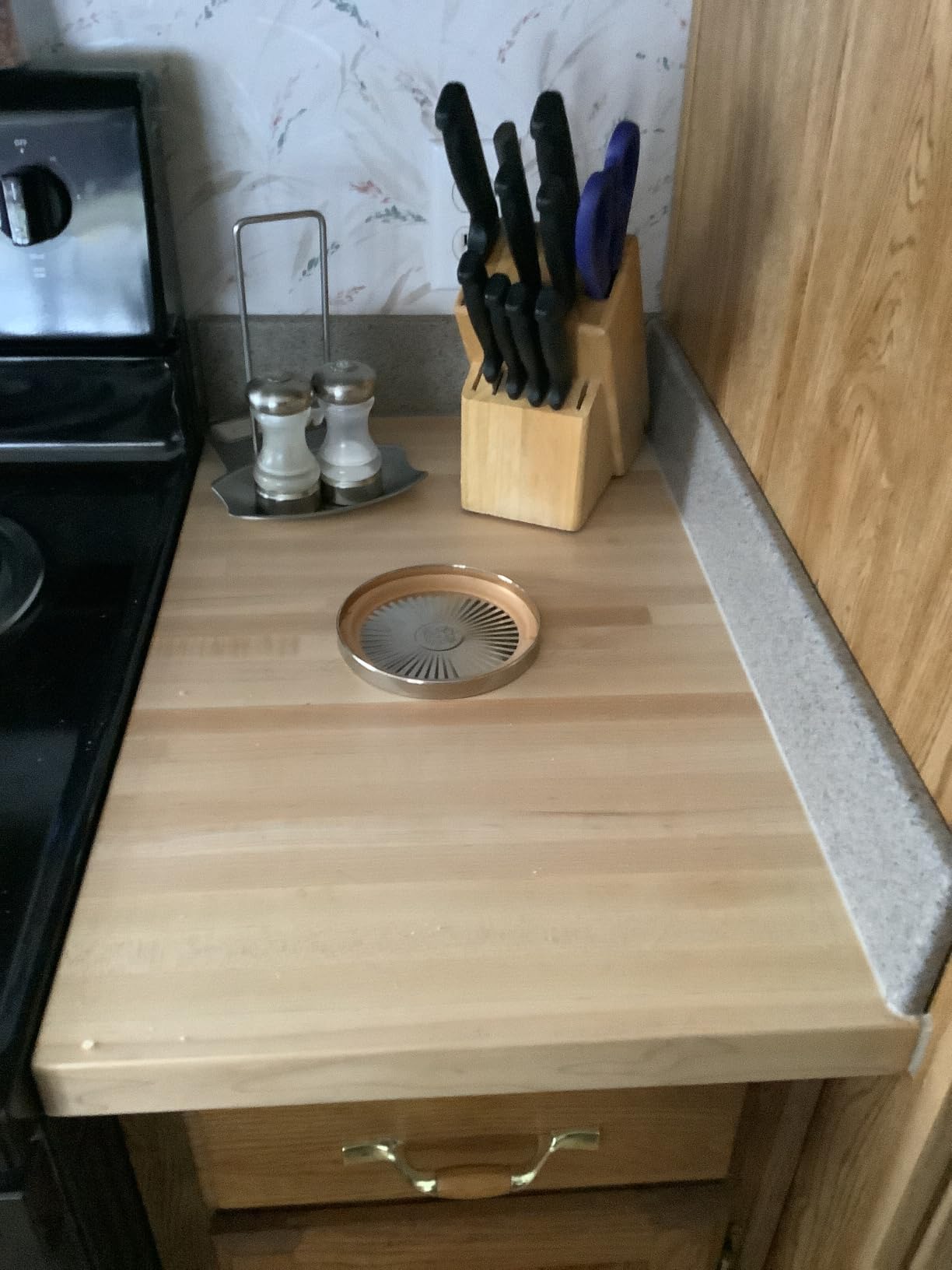 CONSDAN Butcher Block Counter Top, USA Grown Hard Maple Solid Hardwood Countertop, 30