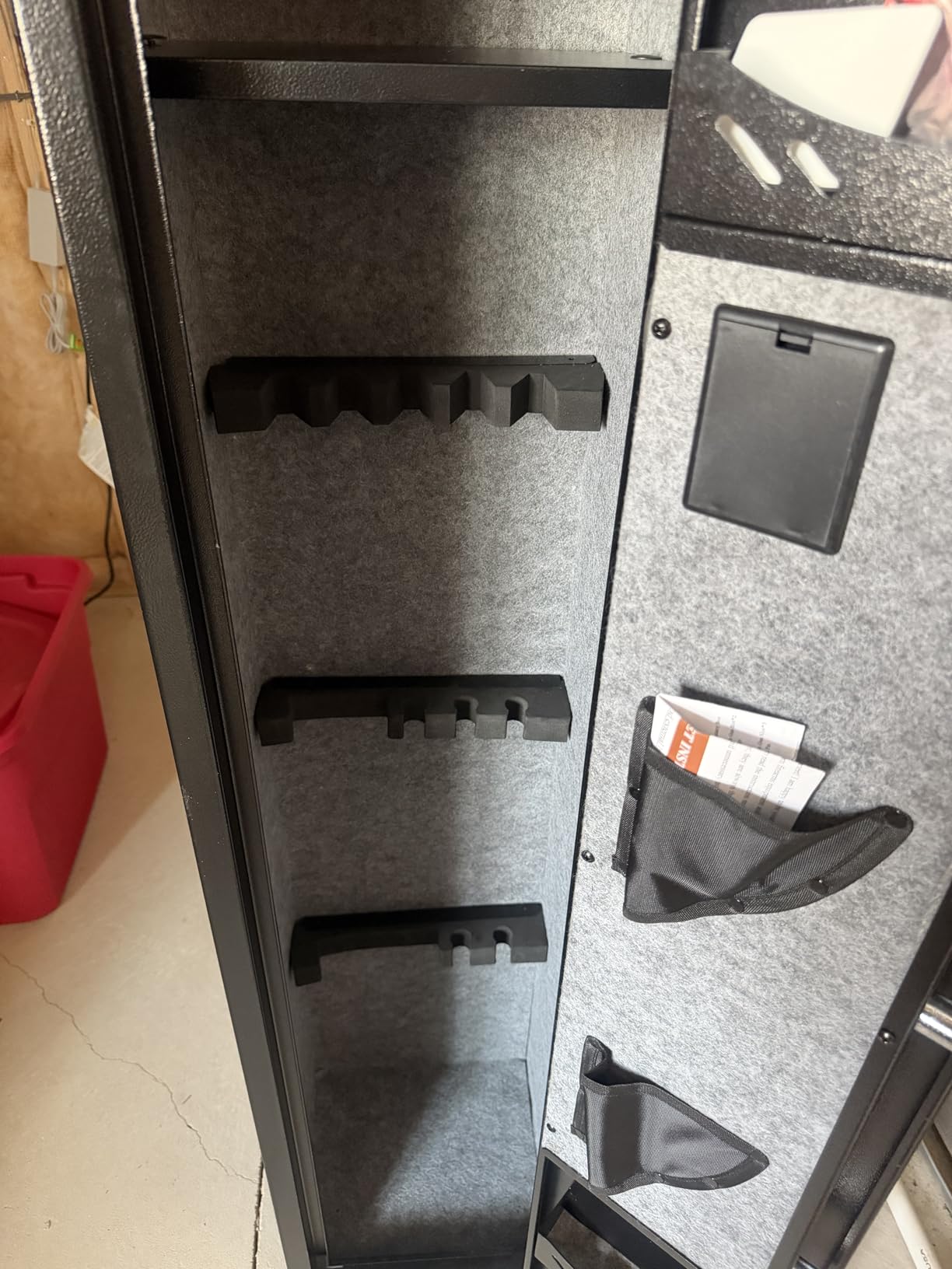 KAER Long Gun Safe for Rifles and Pistols with Electronic Lock Assembled, Rifle Safe for Home, Gun Cabinet for 3-5 Shotguns 5 Handguns, Removable Gun Rack, Shelf, LED Light, Ammo Storage customer photo 1