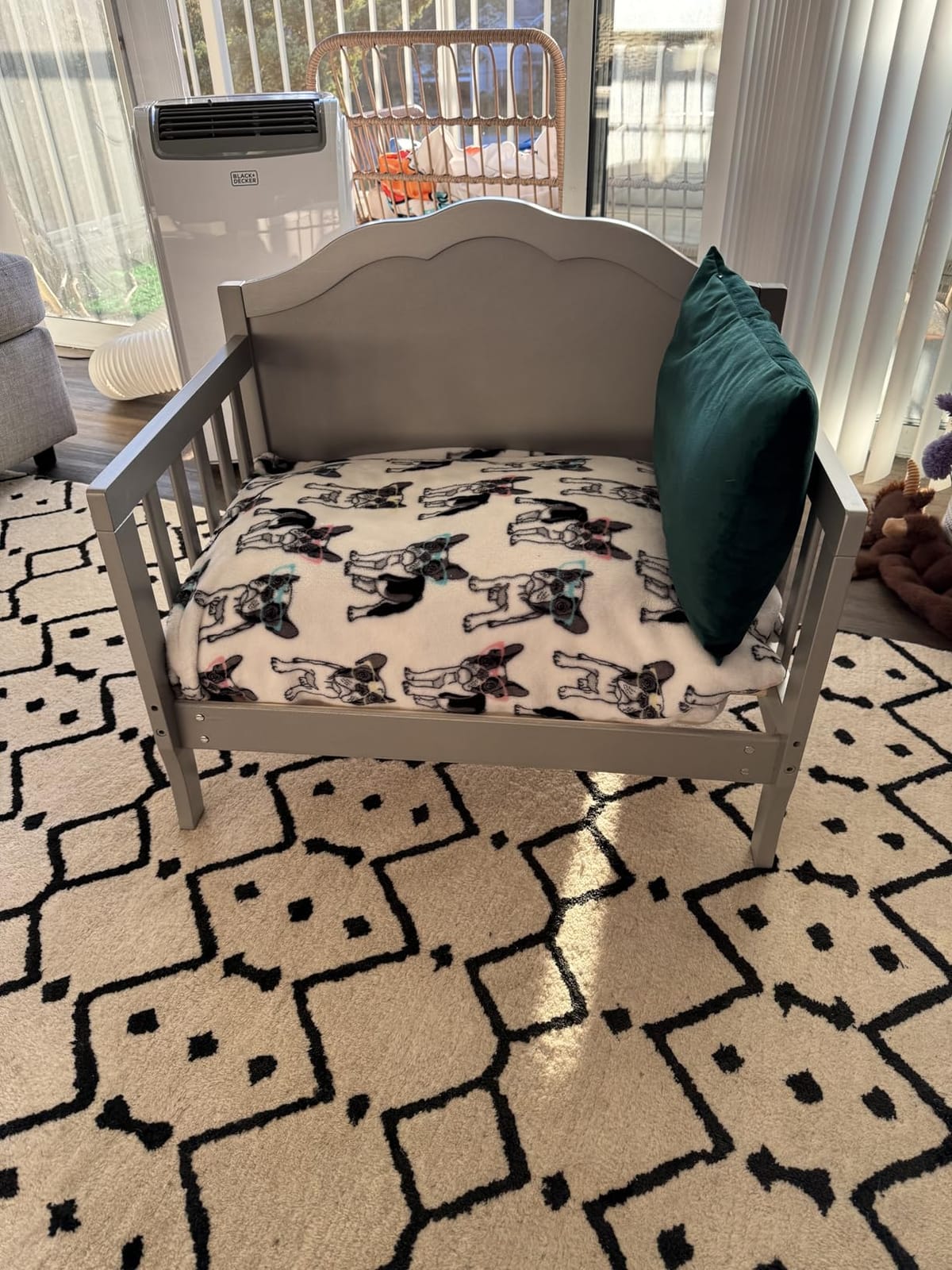 SweetPea Baby Rose 3-in-1 Convertible Toddler Bed in Platinum, Greenguard Gold Certified, JPMA Certified, Safety Rails, Made of Sustainable New Zealand Pinewood customer photo 1
