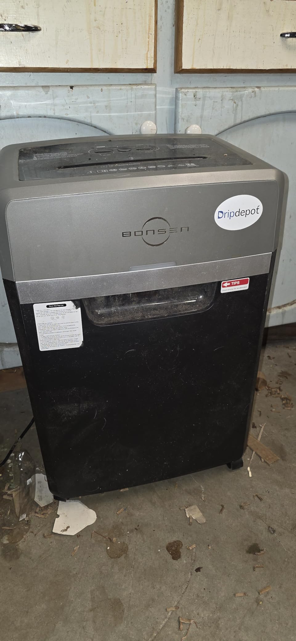 BONSEN 24-Sheet Cross-Cut P-4 High Security Heavy Duty Paper Shredder | 40-Min Run, Anti-Jam, 55dB Ultra-Quiet, 9 Gal Pullout Bin with Casters, Commercial-Grade Shredder for Home Office S3105 customer photo 2
