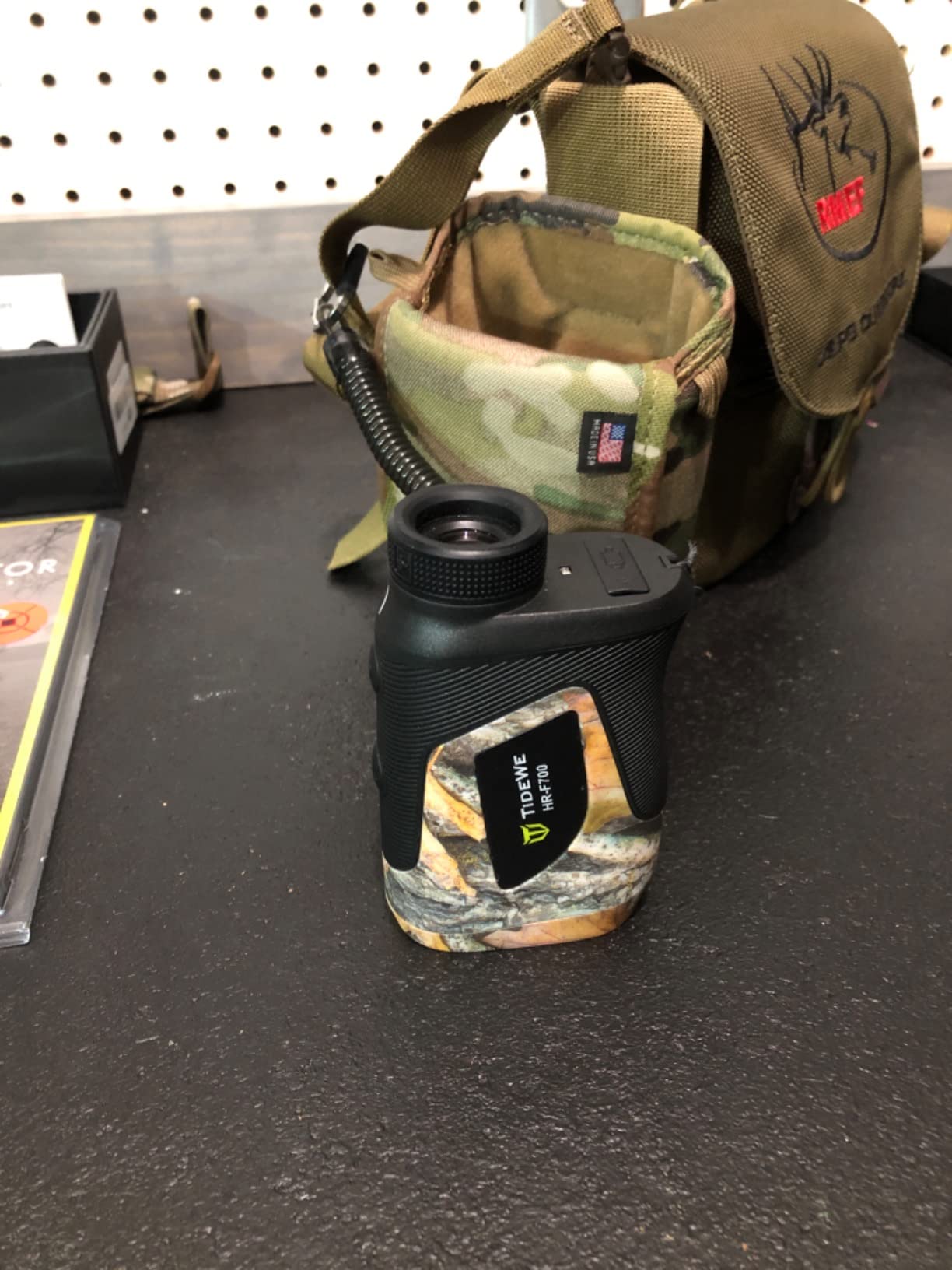 TIDEWE Hunting Rangefinder, Rechargeable Camo Laser Range Finder 700/1000Y | 6X Magnification Range Finder, Distance/Angle/Speed/Continuous Scan Modes, Rechargeable Battery, Water-Resistant, Carry Case customer photo 1