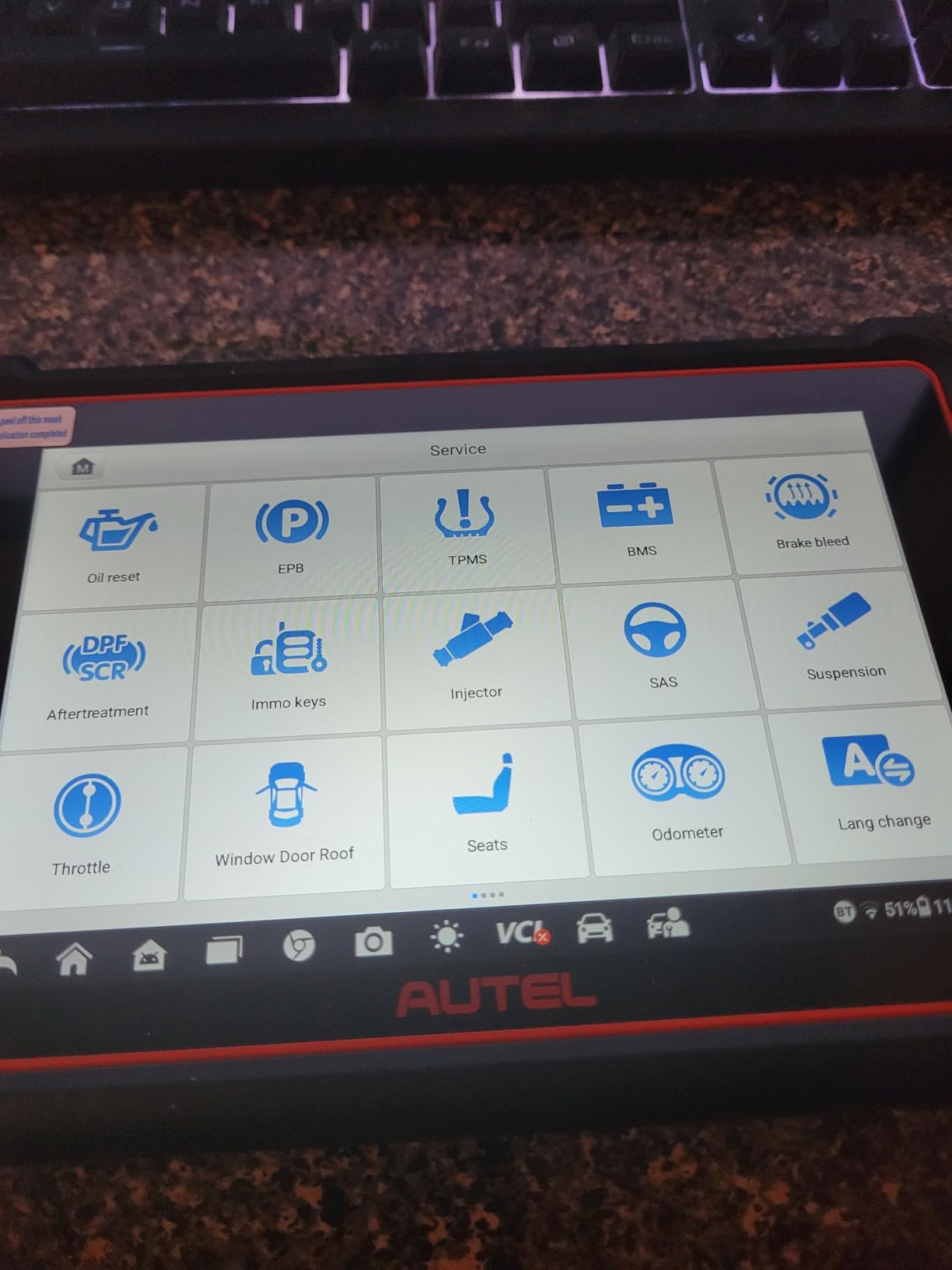 Autel Scanner MaxiCOM MK900BT, 2026 MK900-BT V2.0 Bidirectional Diagnostic Tool, 8in Up of MK900 MX900 MK808S MK808BT MX808S MK808Z, 3000+ Active Tests, 40+ Service, CAN-FD&DOIP, All System, FCA 11 OS customer photo 2