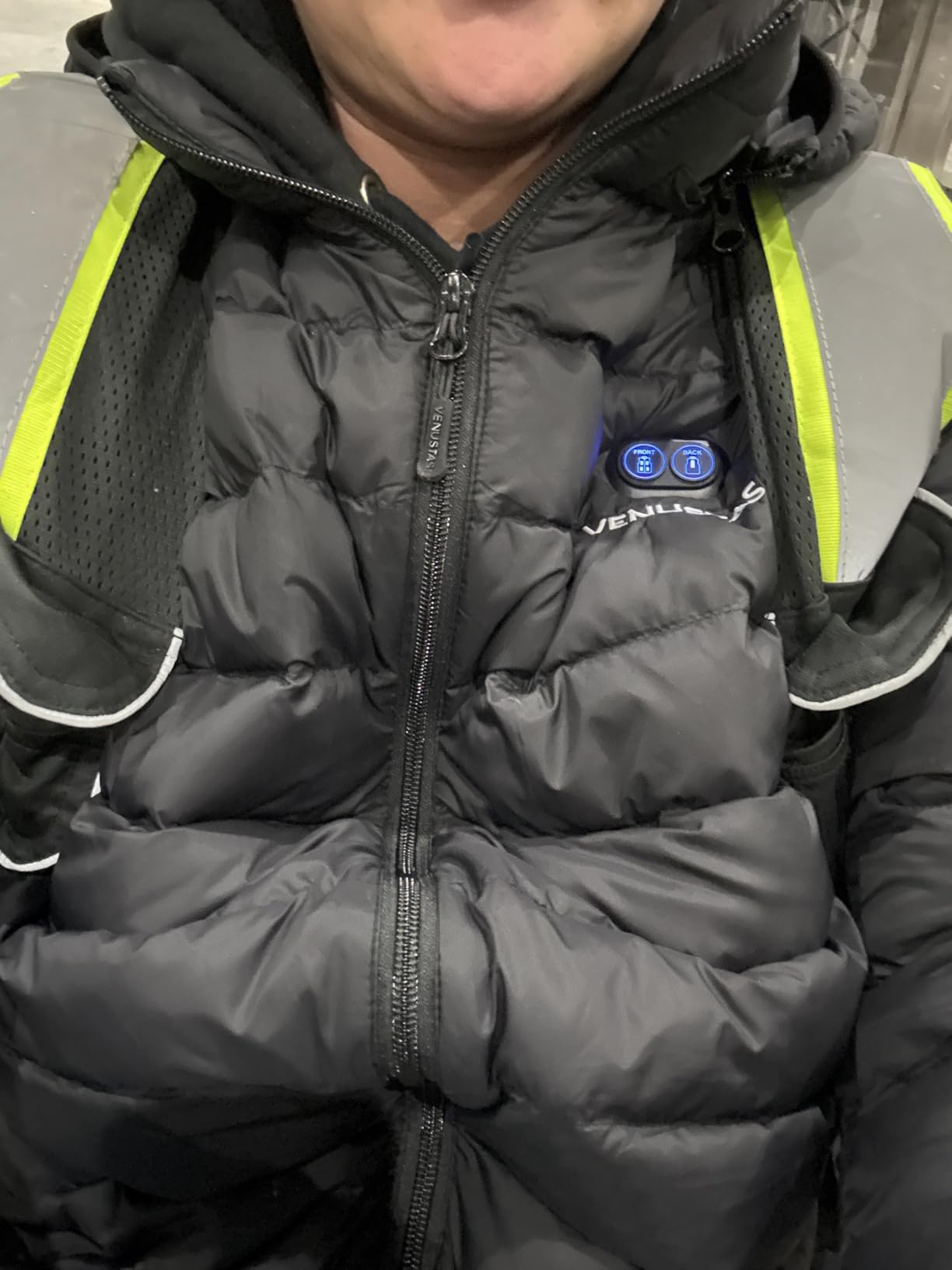 Venustas Unisex Dual-Control Heated Jacket, Water-resistant Heated Coat for Women and Men with Battery Included customer photo 1