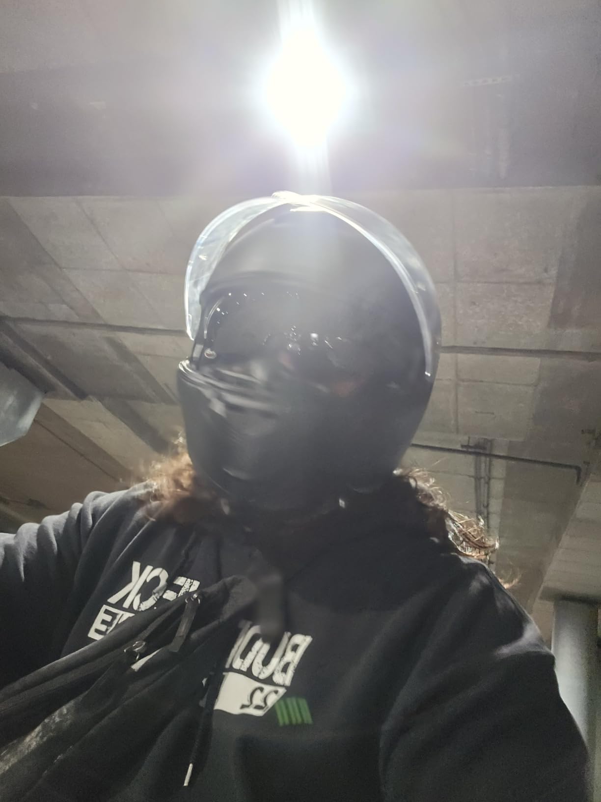 ILM Adult Motorcycle Modular Full Face Helmet Flip up Dual Visor 159(Matte Black,XX-Large) customer photo 1