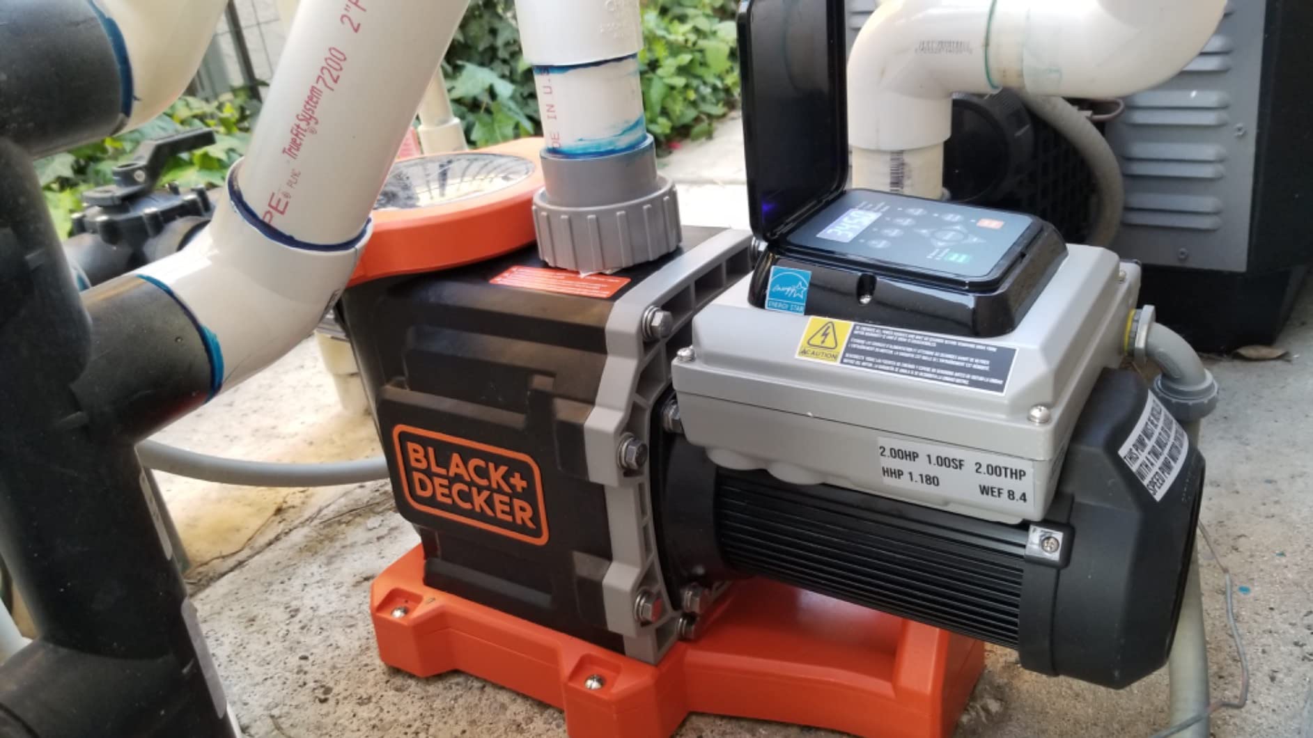 BLACK+DECKER 2.2 HP Variable Speed In Ground Pool Pump - WiFi Enabled, Energy Star Certified customer photo 1