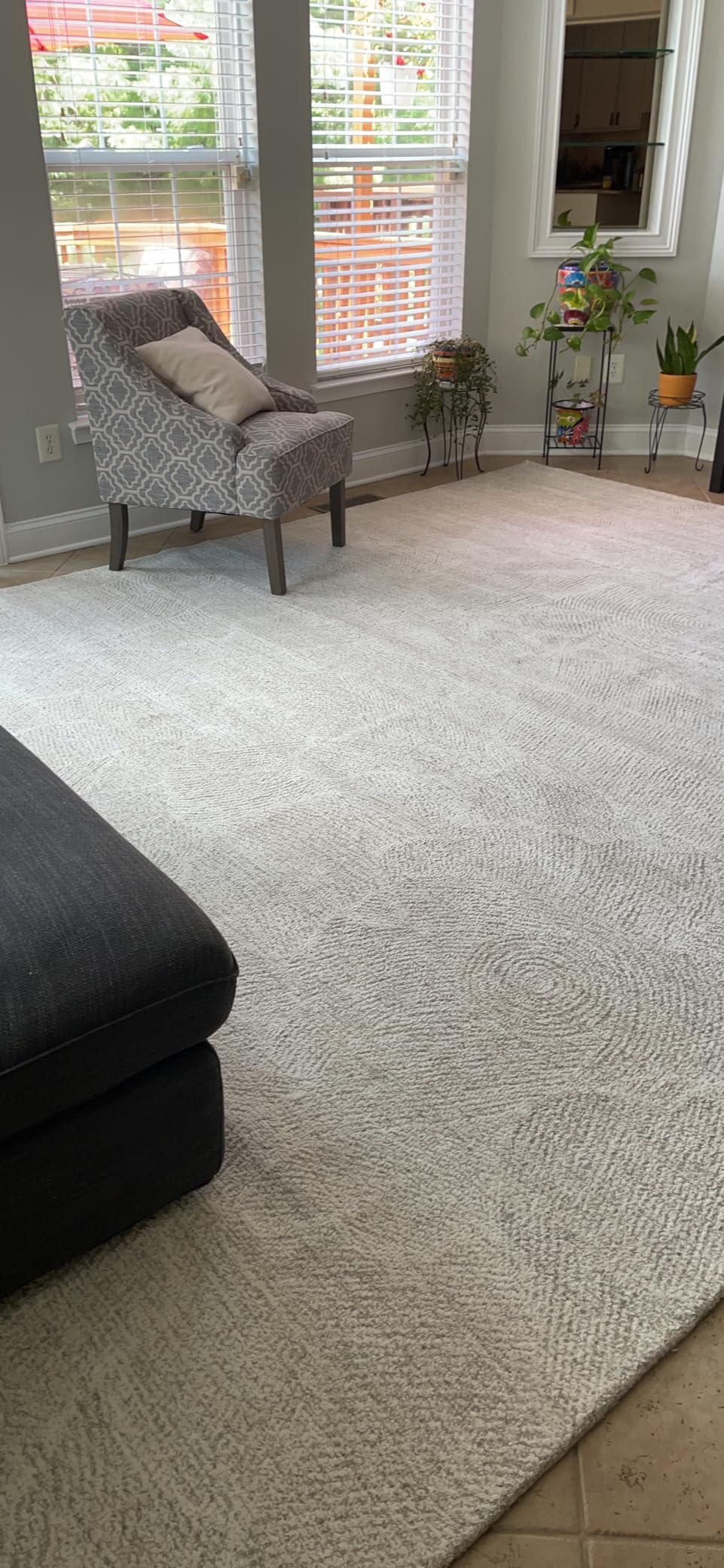 SAFAVIEH Metro Collection 8' x 10' Dark Grey/Ivory MET999H Handmade Premium Wool Living Room Dining Bedroom Area Rug customer photo 1